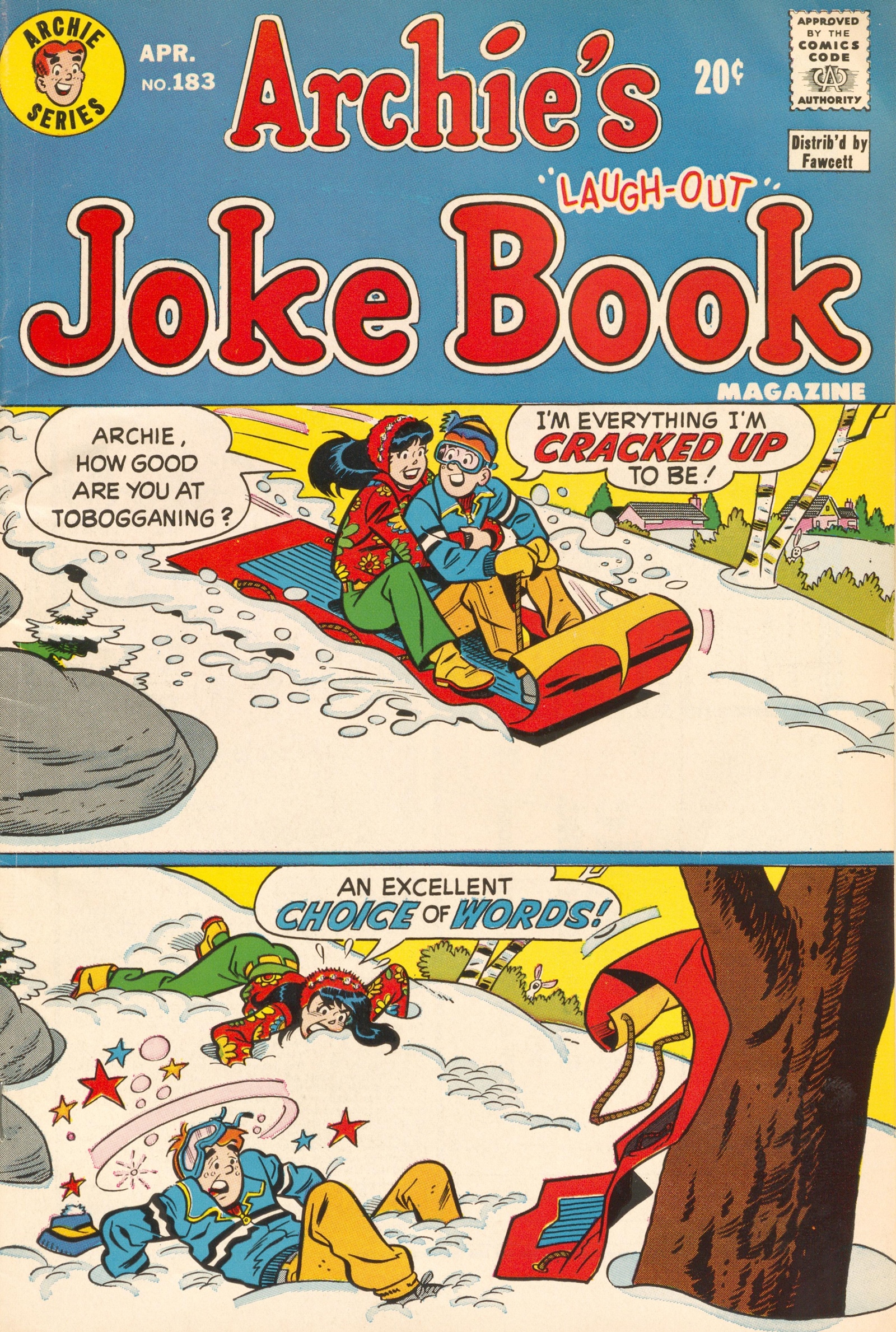 Read online Archie's Joke Book Magazine comic -  Issue #183 - 1