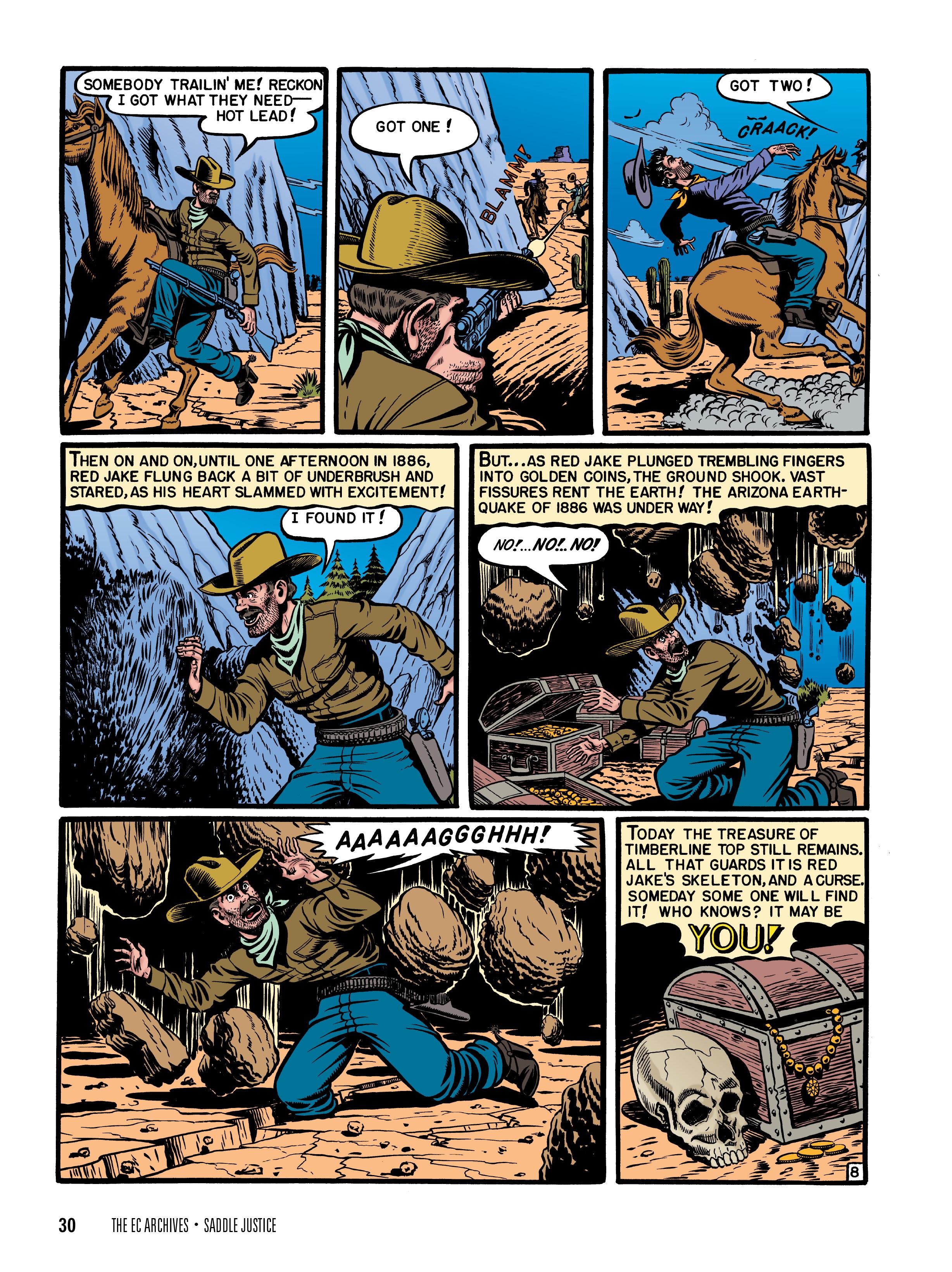 Read online The EC Archives: Saddle Justice comic -  Issue # TPB (Part 1) - 32