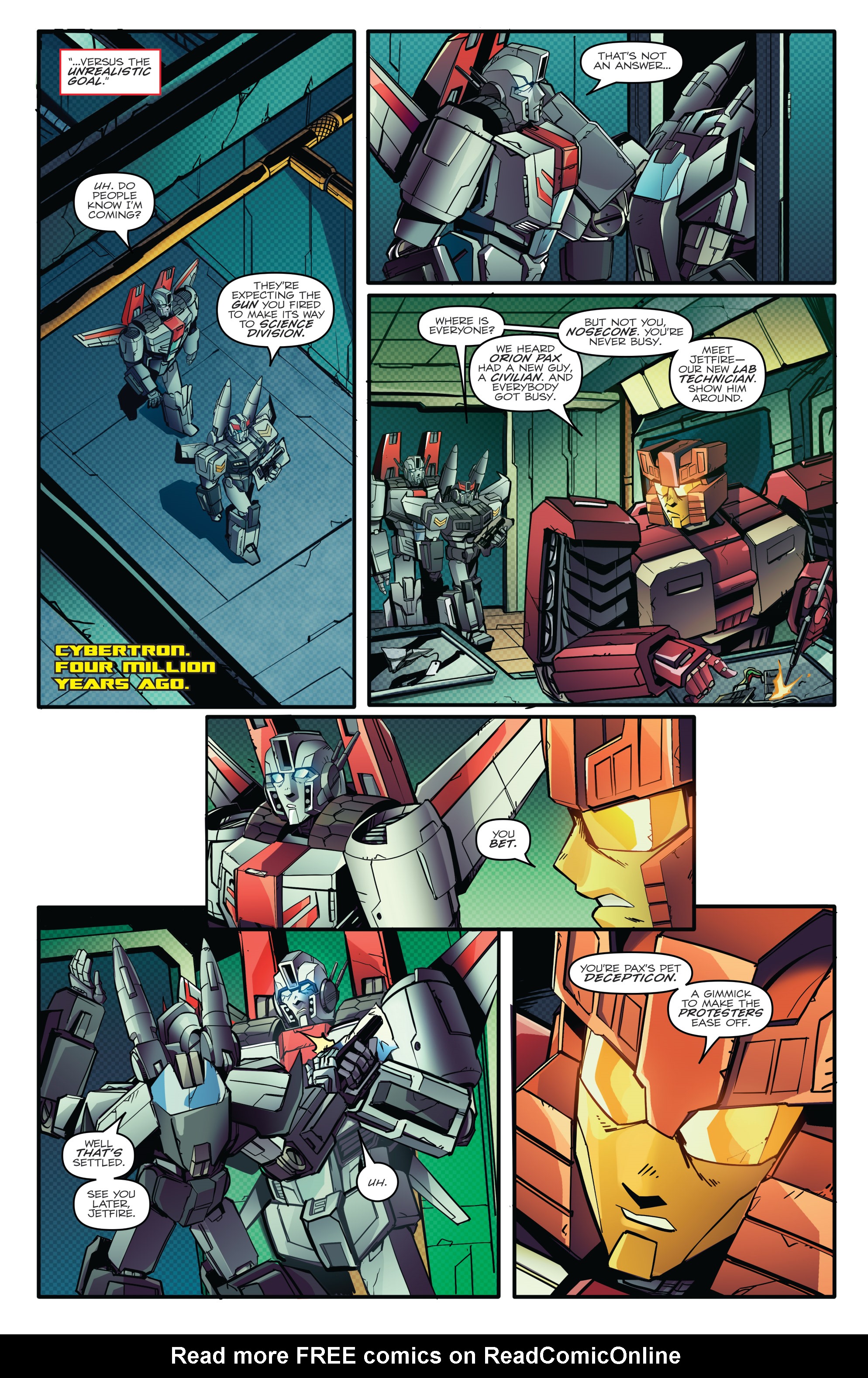 Read online Optimus Prime comic -  Issue #7 - 9