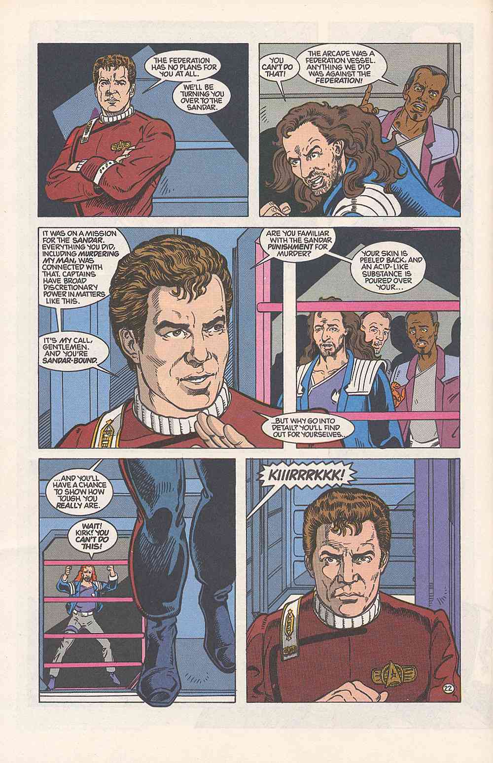 Read online Star Trek (1989) comic -  Issue #19 - 23