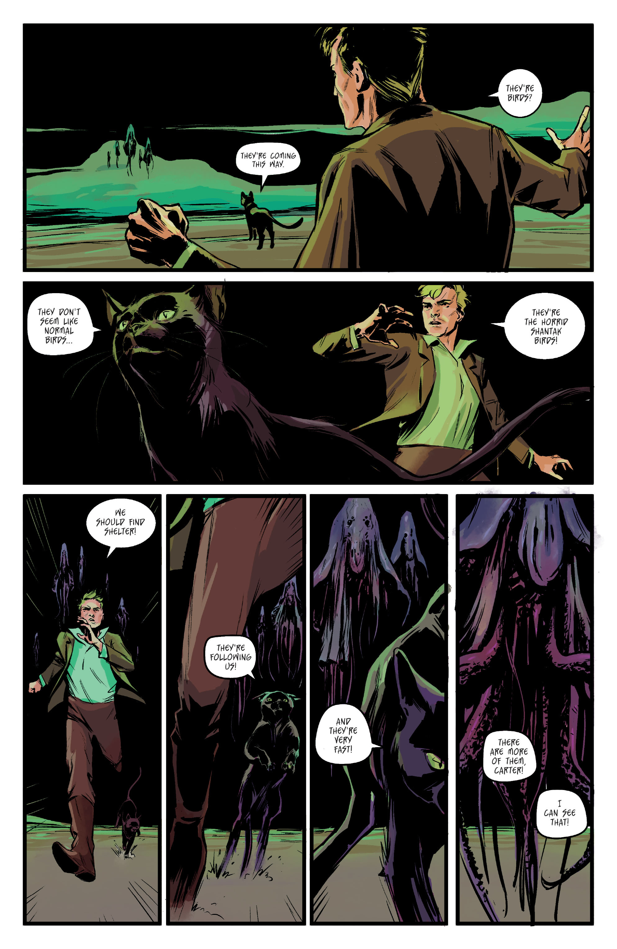Read online Lovecraft Unknown Kadath comic -  Issue #6 - 17