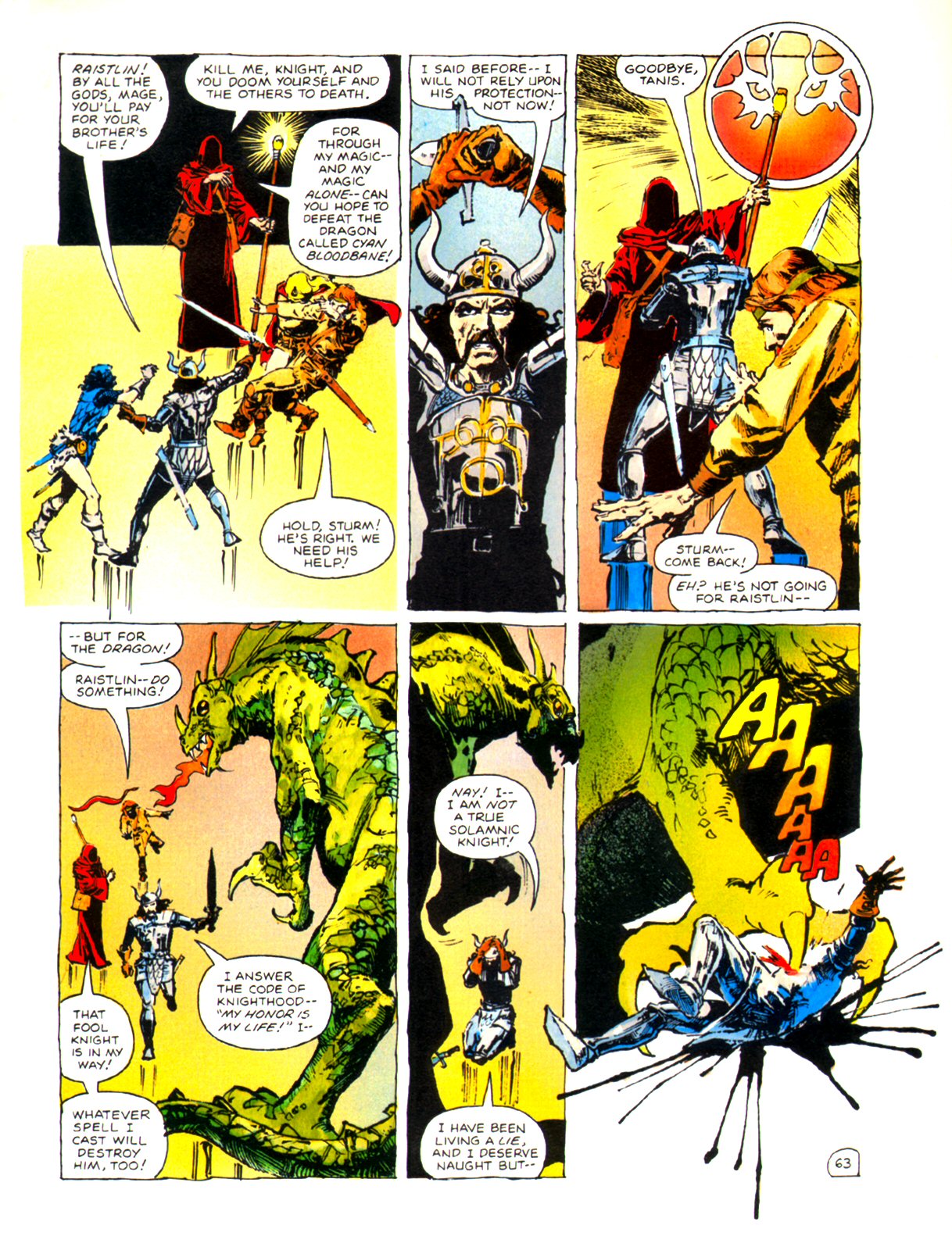 Read online Dragonlance Saga comic -  Issue #3 - 66