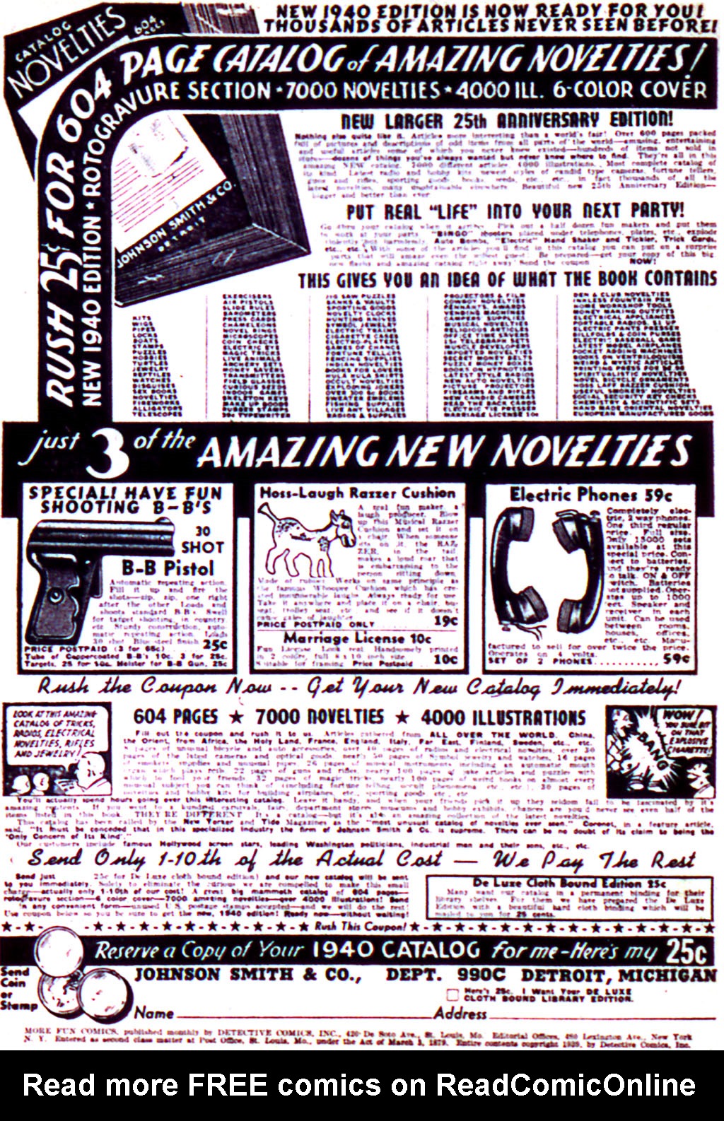 Read online More Fun Comics comic -  Issue #49 - 2