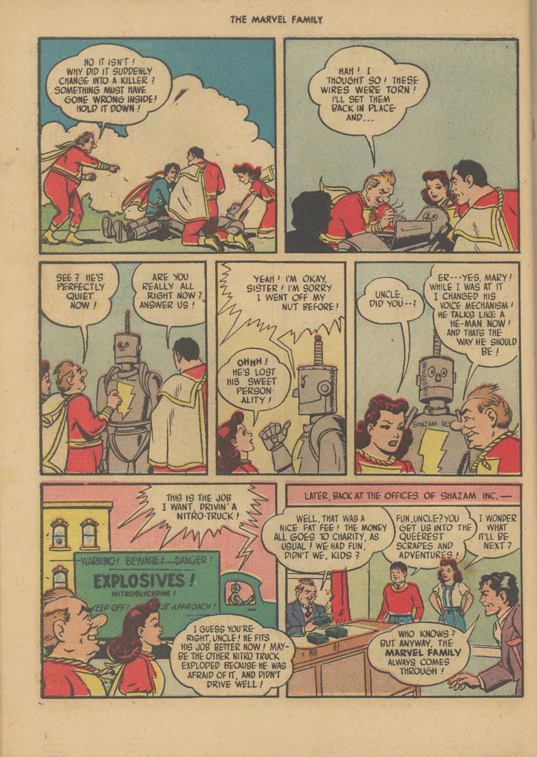 Read online The Marvel Family comic -  Issue #5 - 50