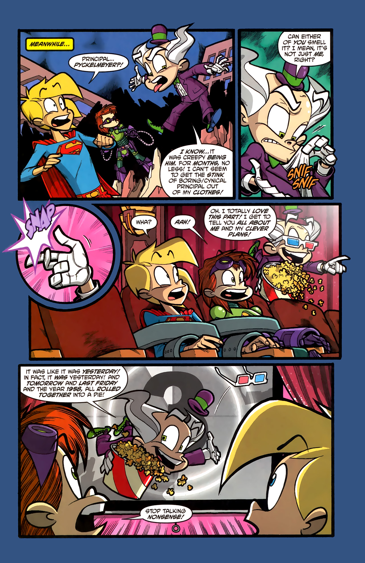 Read online Supergirl: Cosmic Adventures in the 8th Grade comic -  Issue #6 - 7