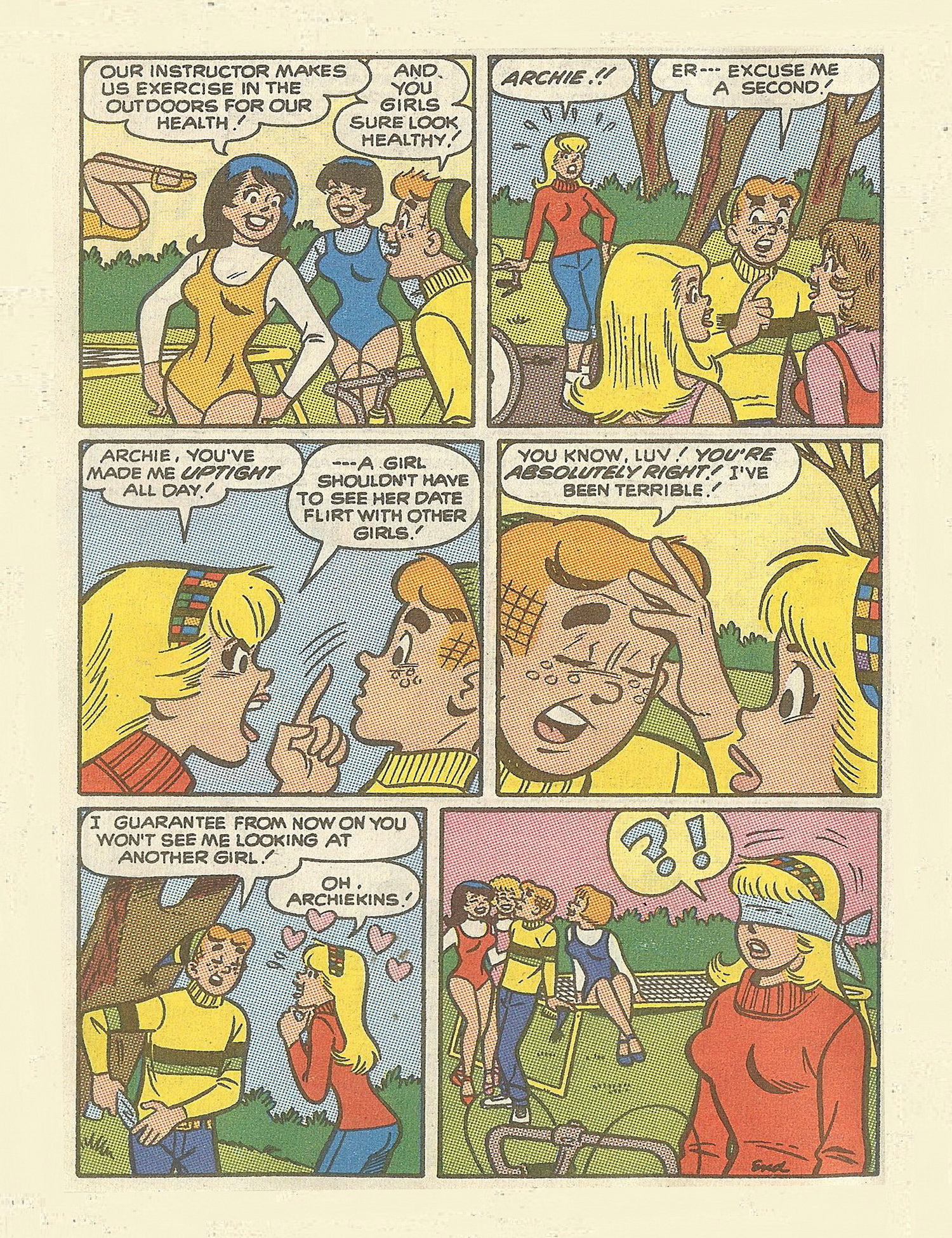 Read online Betty and Veronica Digest Magazine comic -  Issue #55 - 76