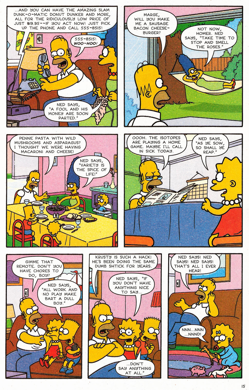 Read online Simpsons Comics comic -  Issue #124 - 12