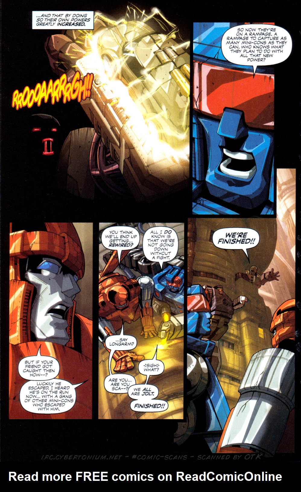 Read online Transformers Armada comic Issue 1