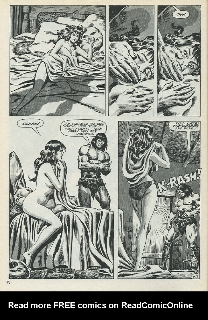 Read online The Savage Sword Of Conan comic -  Issue #134 - 48