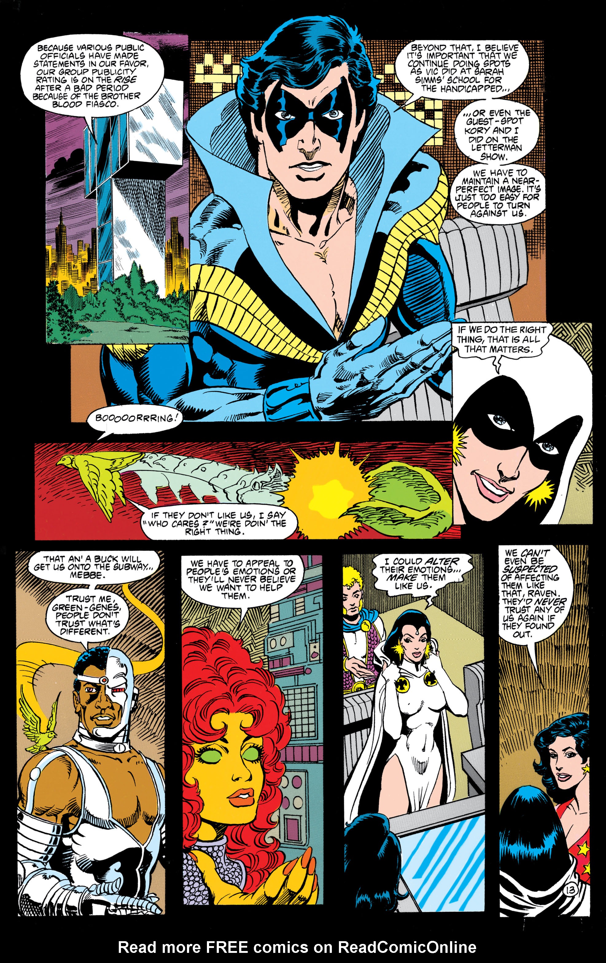 Read online The New Teen Titans (1984) comic -  Issue #35 - 14