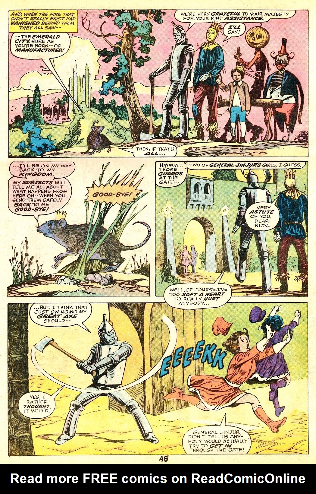 Read online Marvel Treasury of Oz comic -  Issue #1 - 45