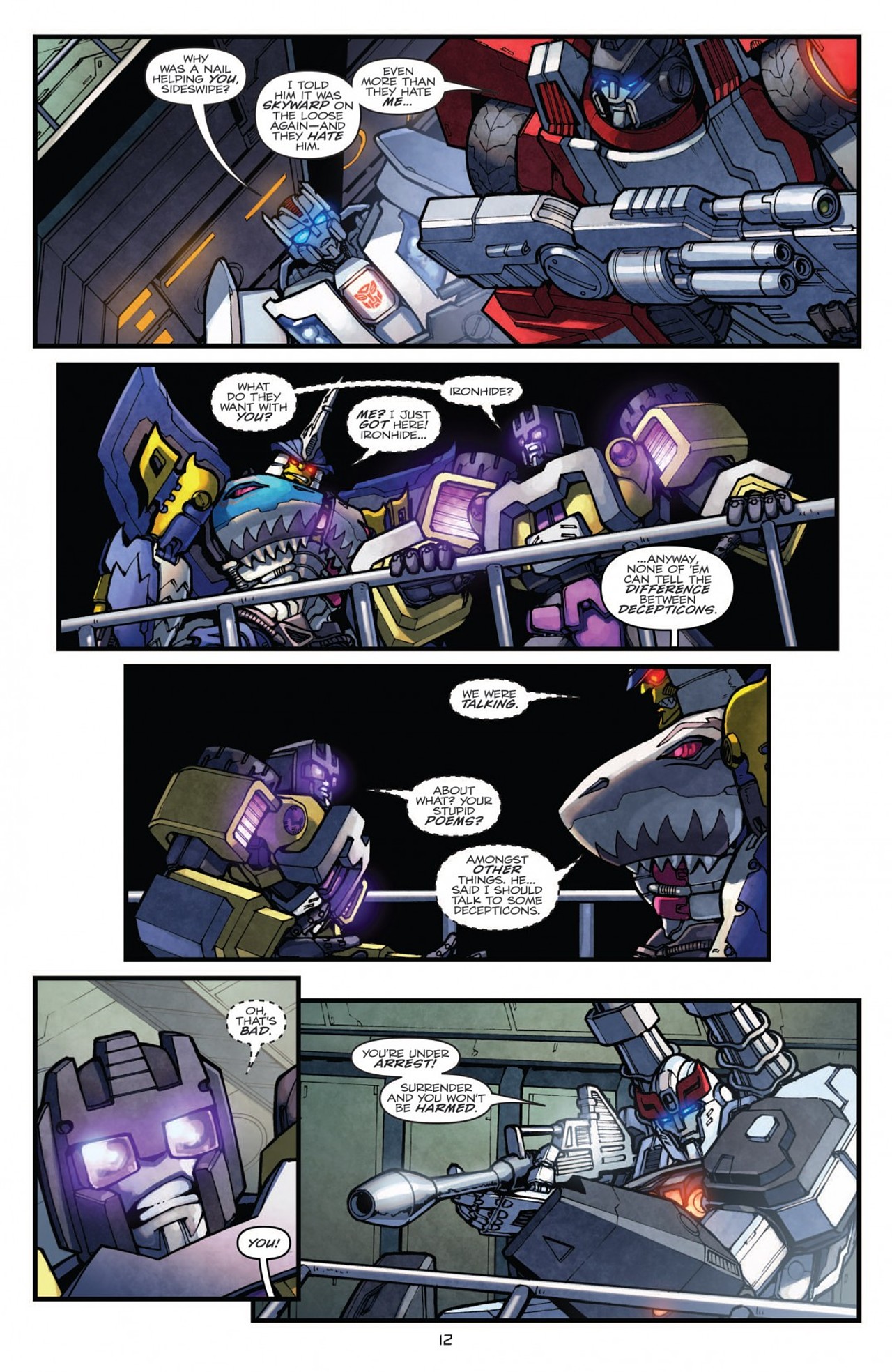 Read online Transformers: Robots In Disguise (2012) comic -  Issue #5 - 16