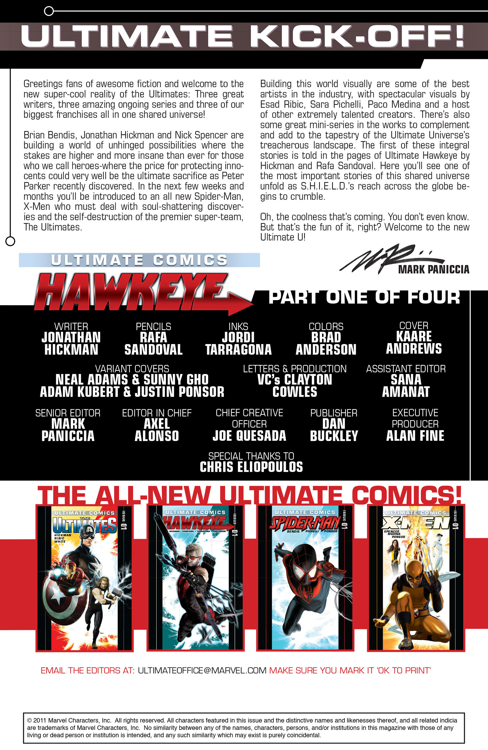 Read online Ultimate Comics Hawkeye comic -  Issue #1 - 22
