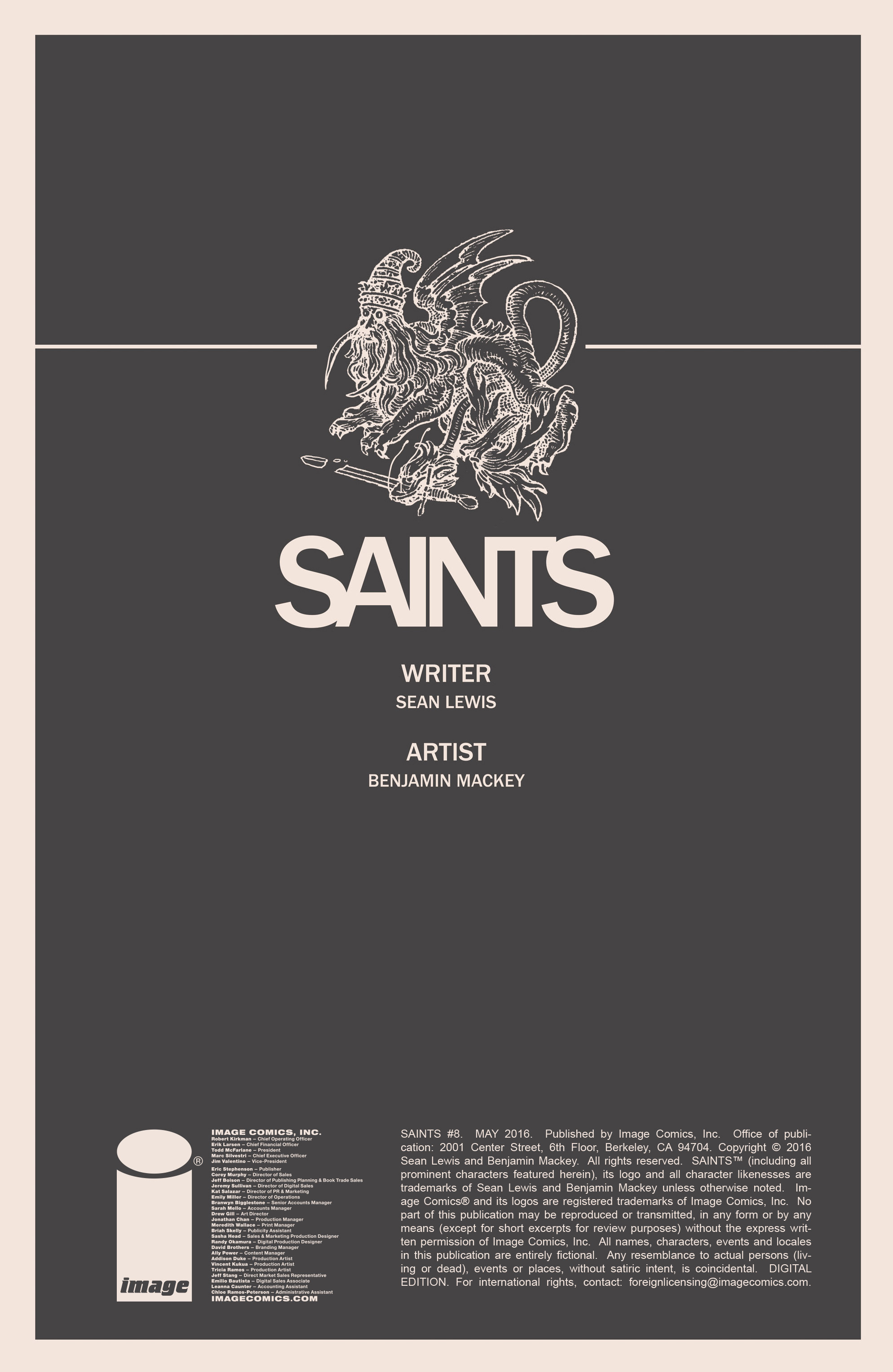 Read online Saints (2015) comic -  Issue #8 - 2