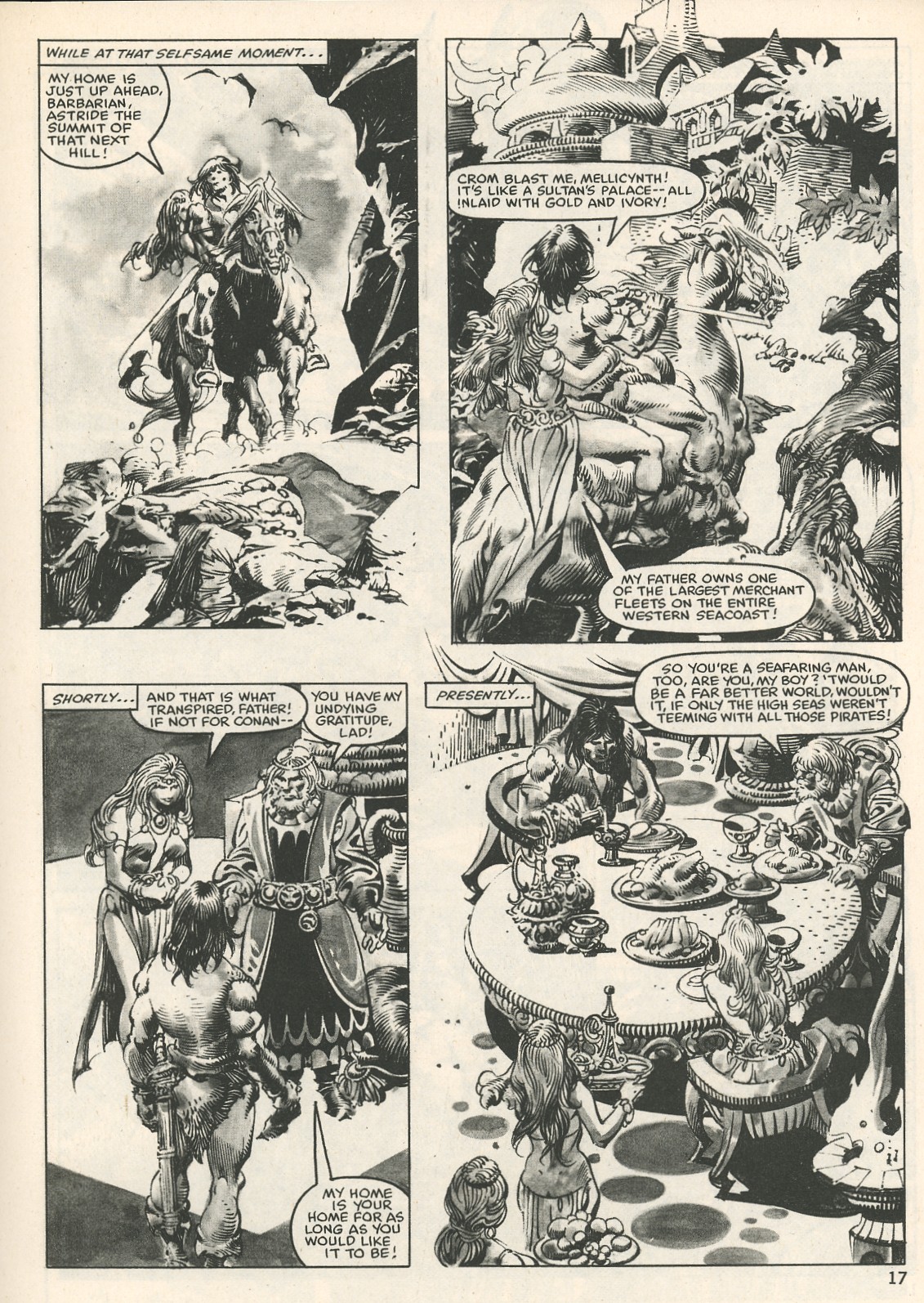 Read online The Savage Sword Of Conan comic -  Issue #107 - 17