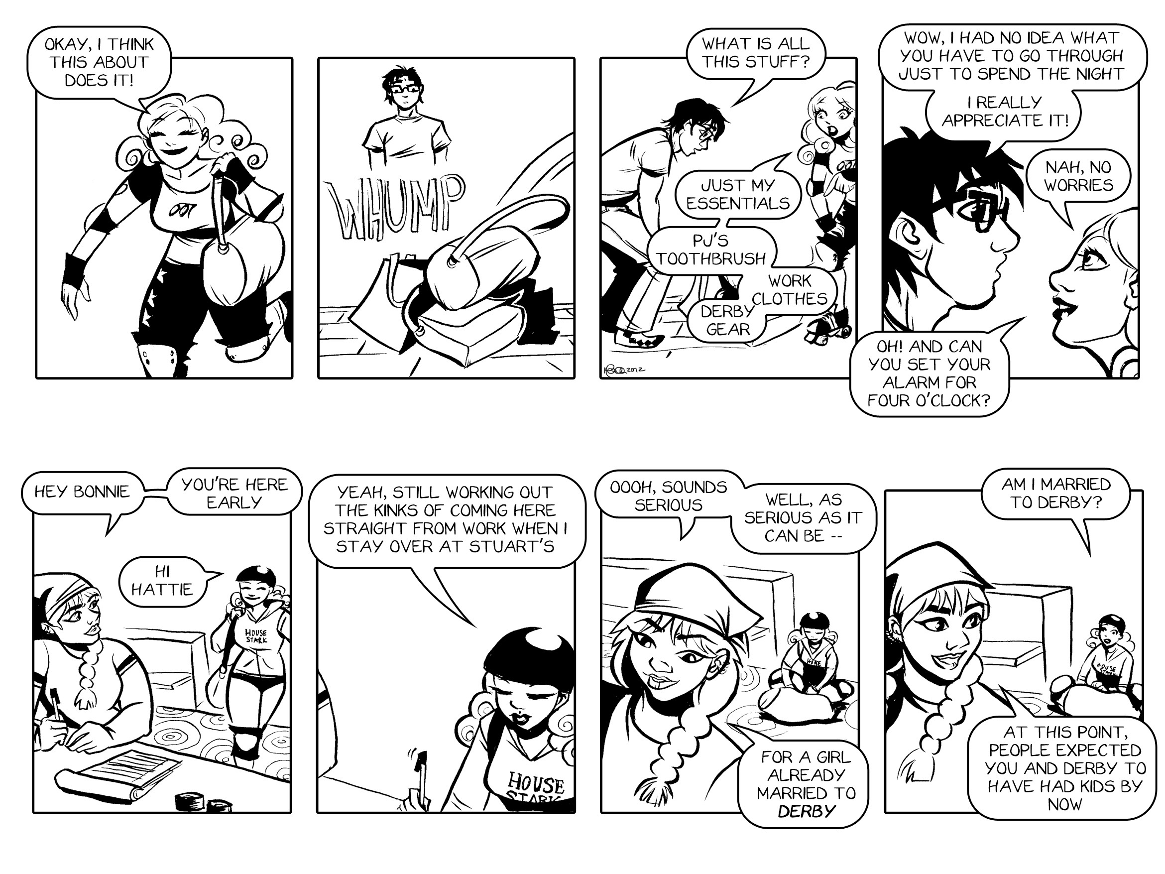 Read online Bonnie N. Collide, Nine to Five comic -  Issue #3 - 8