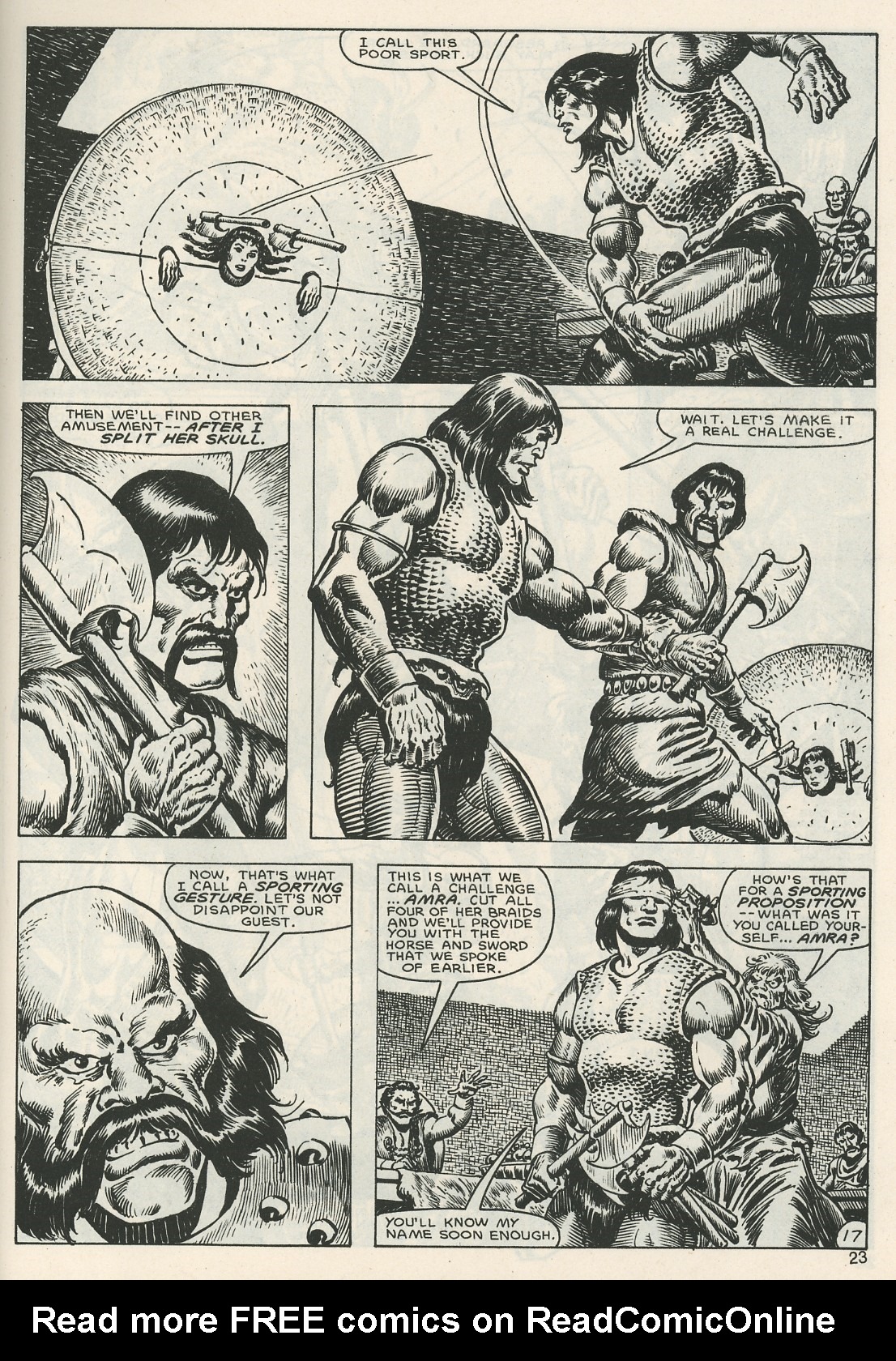 Read online The Savage Sword Of Conan comic -  Issue #119 - 22