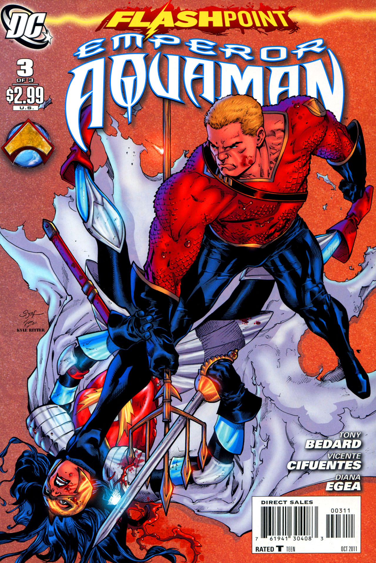 Read online Flashpoint: Emperor Aquaman comic -  Issue #3 - 1