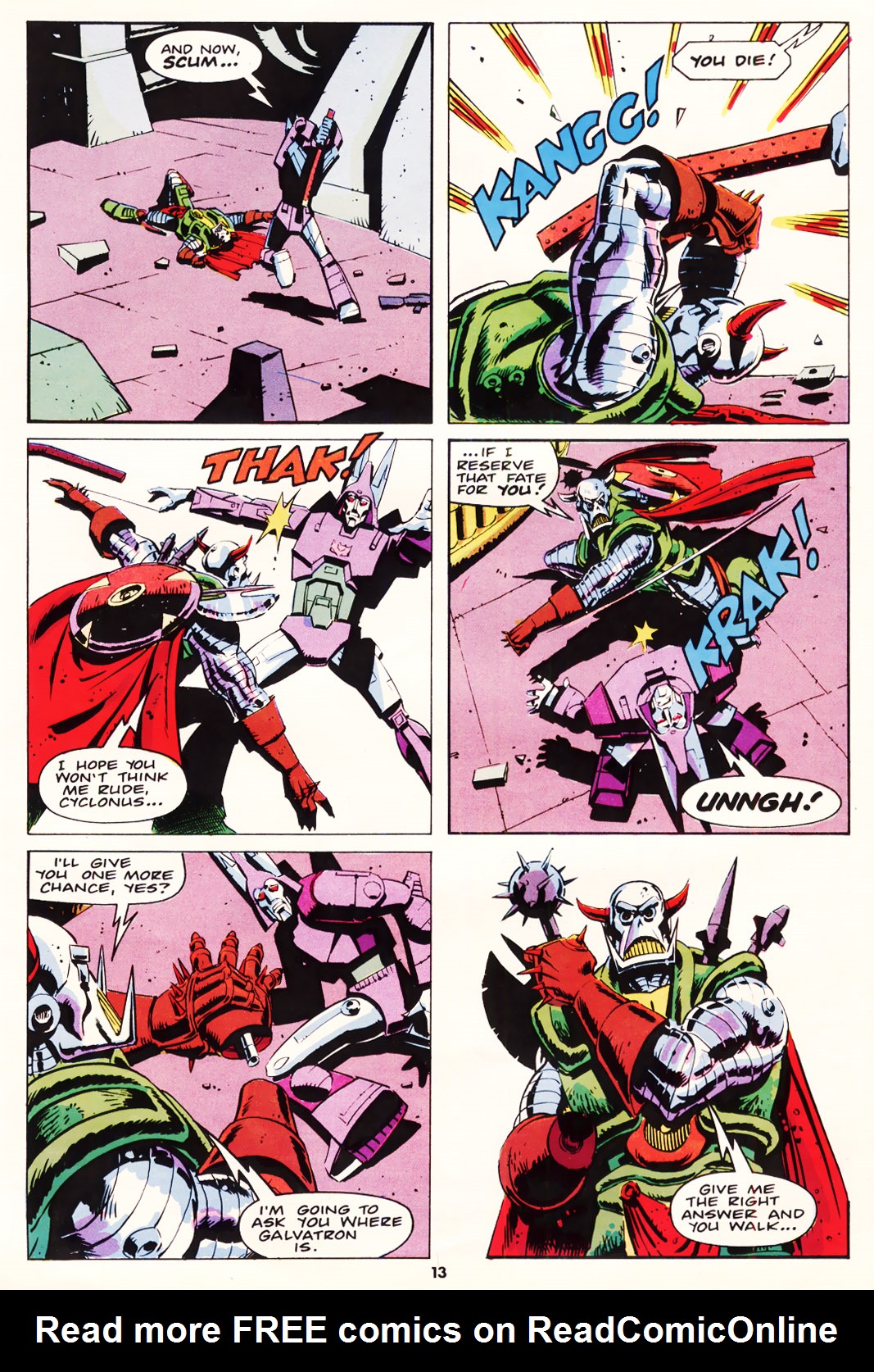 Read online The Transformers (UK) comic -  Issue #113 - 12