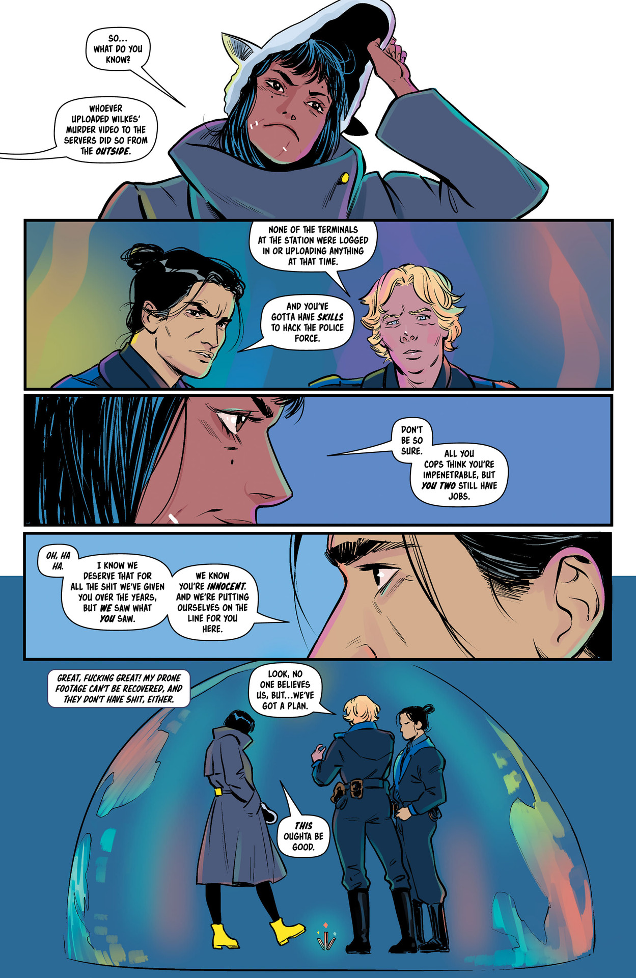 Read online Bylines in Blood comic -  Issue #4 - 6