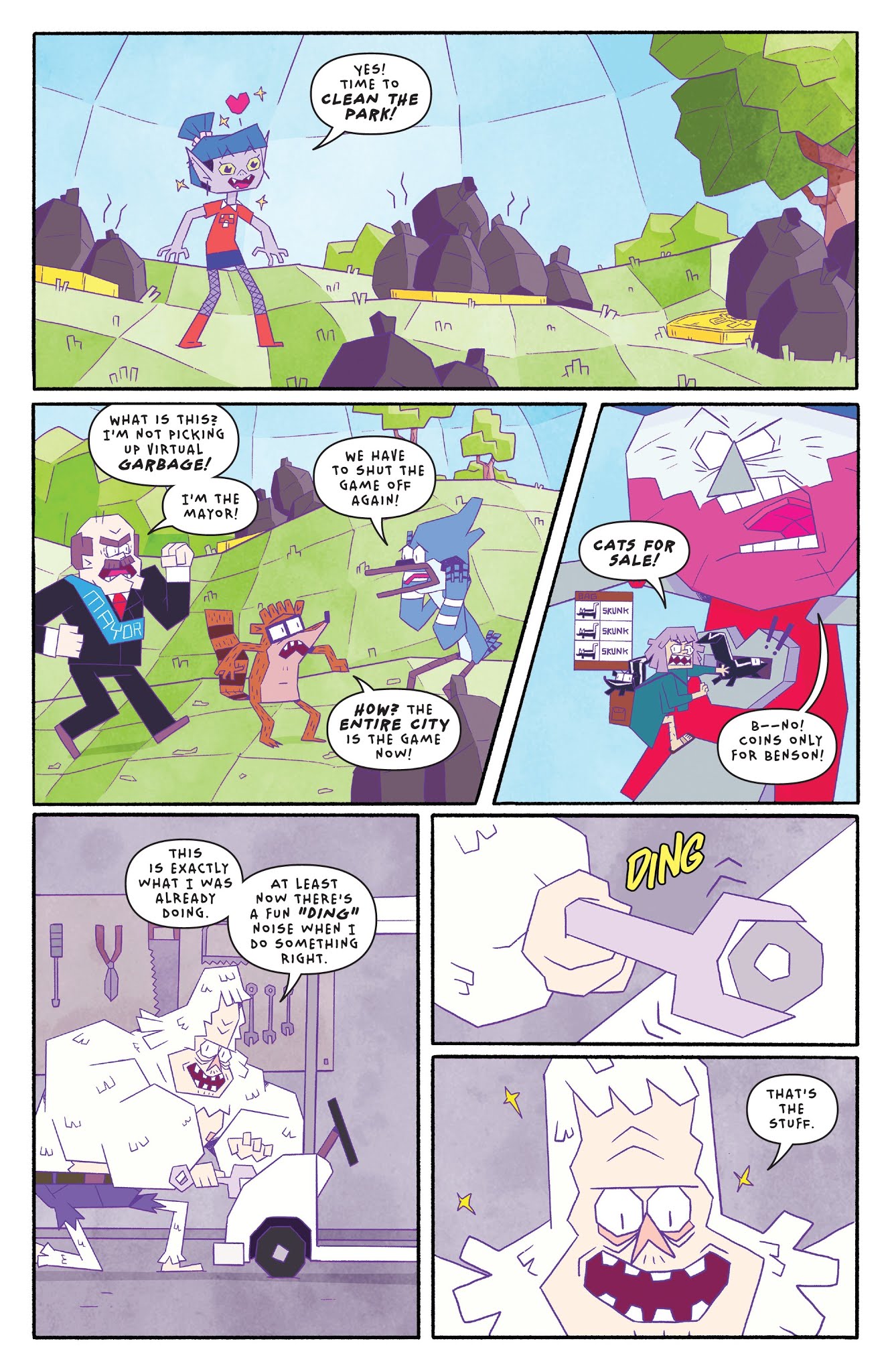 Read online Regular Show: 25 Years Later comic -  Issue #5 - 8