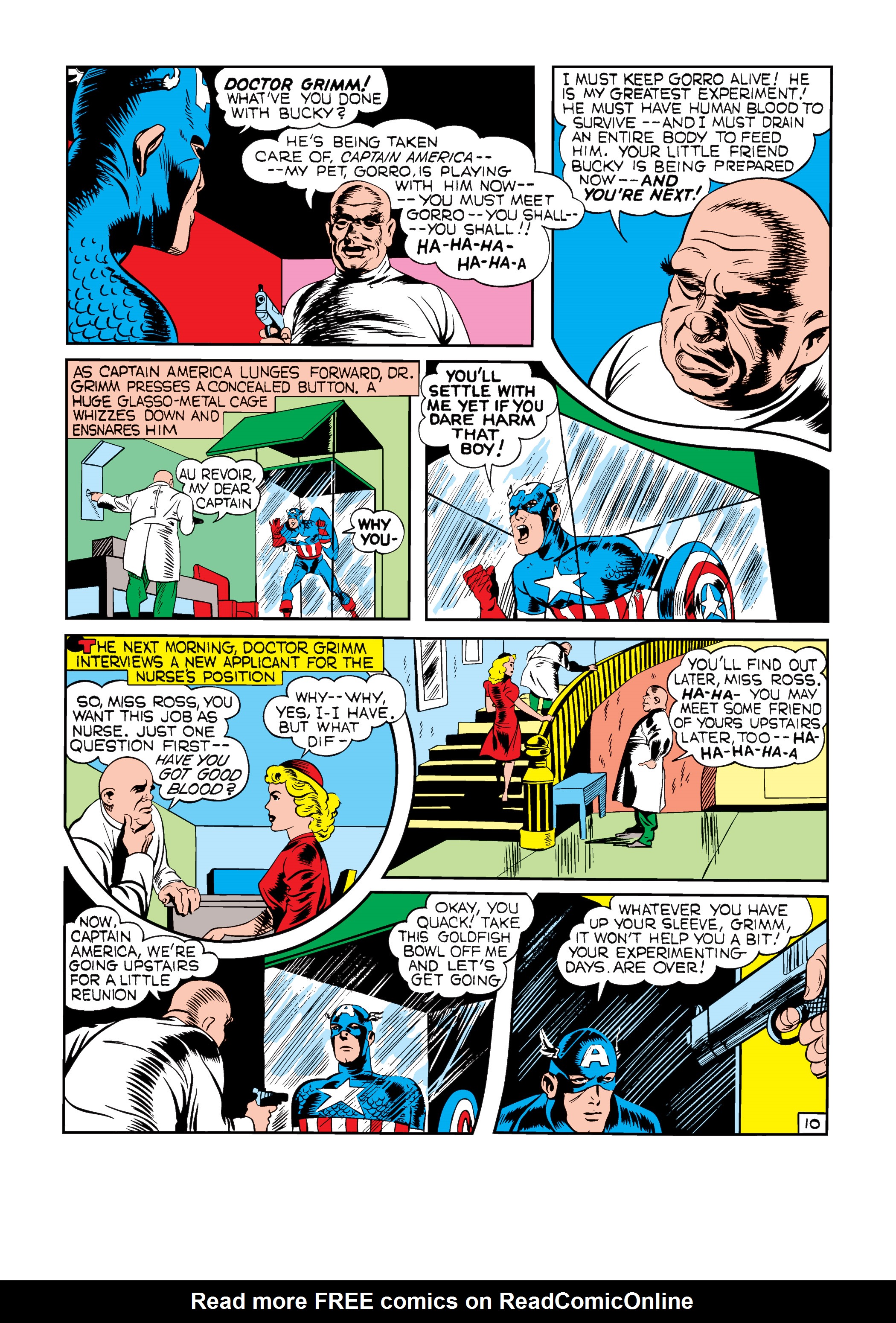 Read online Marvel Masterworks: Golden Age Captain America comic -  Issue # TPB 1 (Part 3) - 54