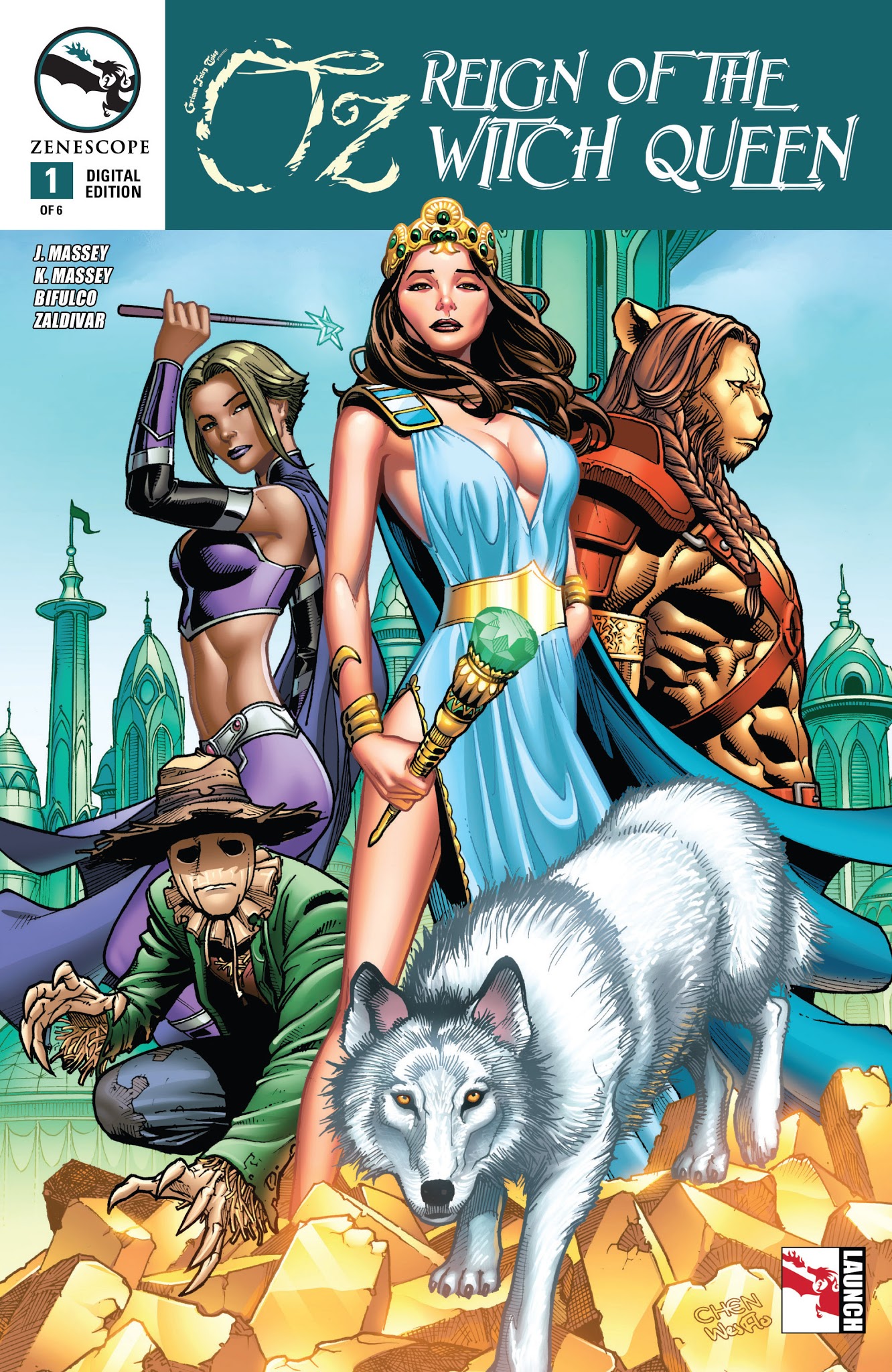 Read online Grimm Fairy Tales presents Oz: Reign of the Witch Queen comic -  Issue #1 - 1