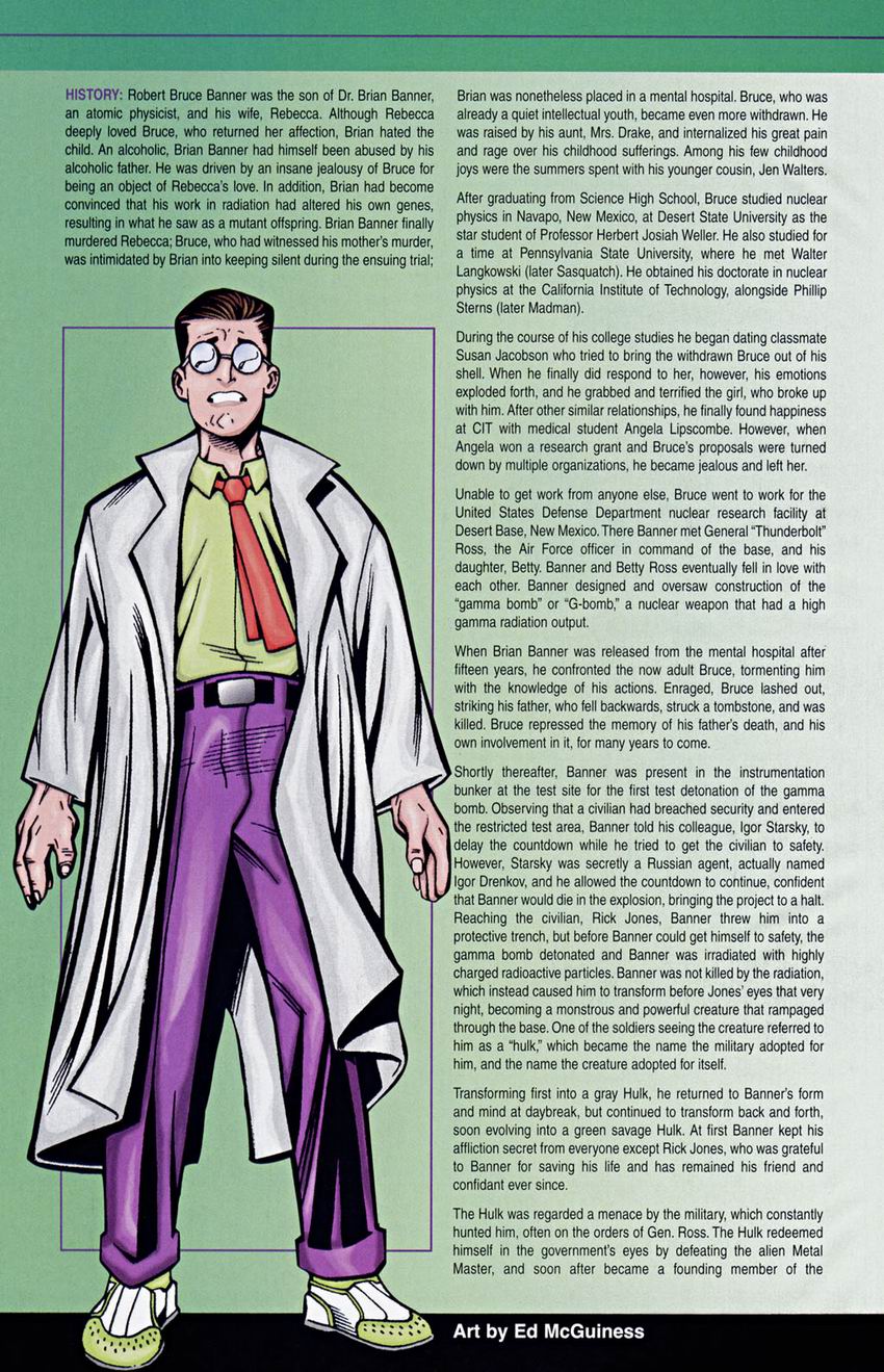 The Official Handbook of the Marvel Universe: Hulk issue Full - Page 17