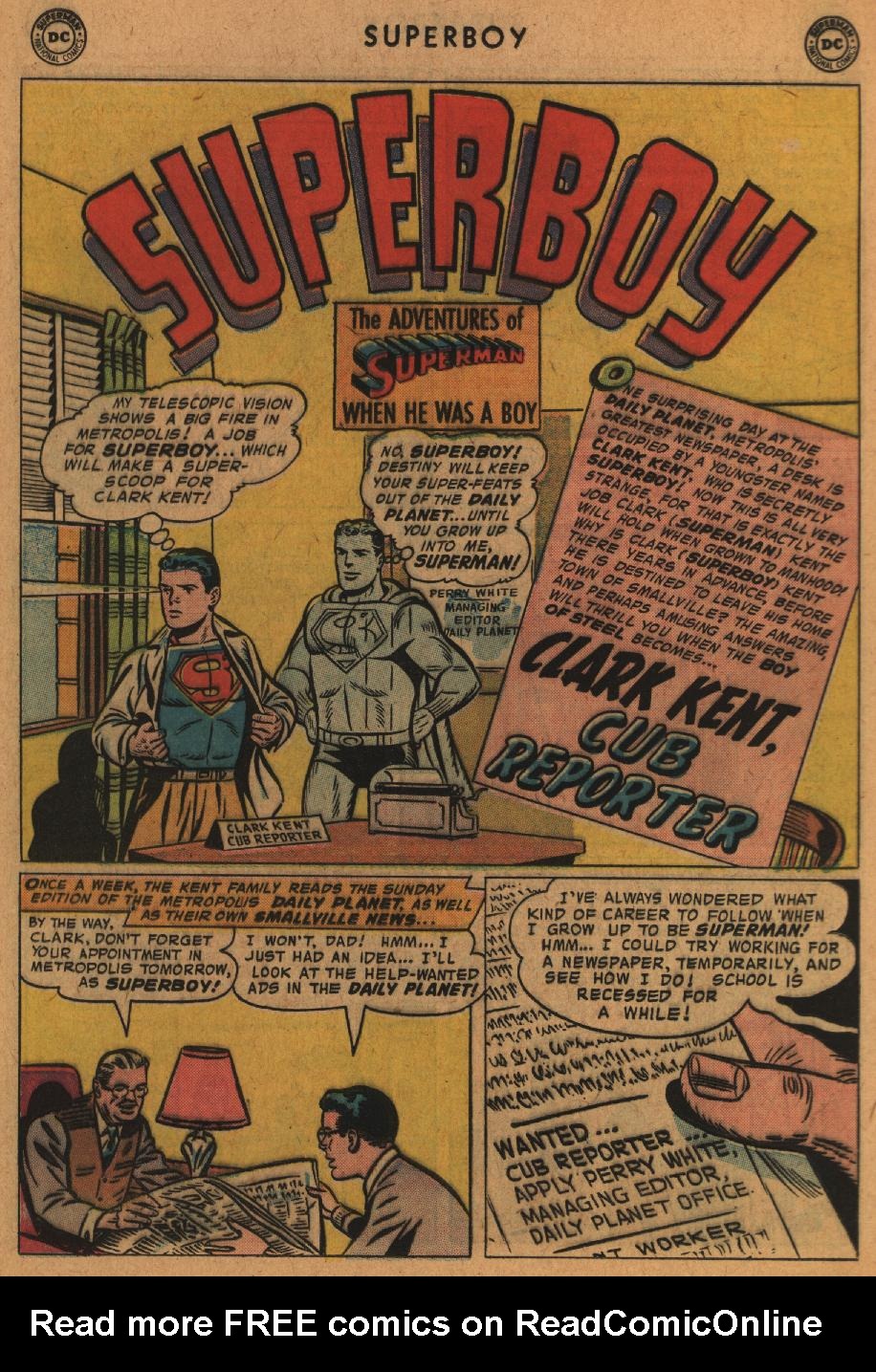 Read online Superboy (1949) comic -  Issue #63 - 11