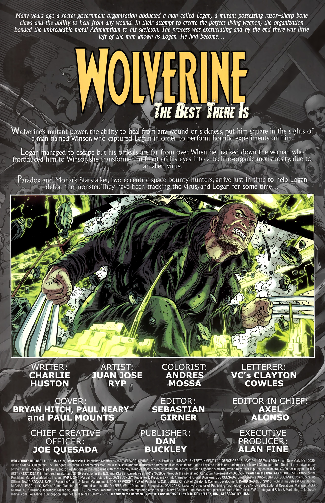 Read online Wolverine: The Best There Is comic -  Issue #9 - 2