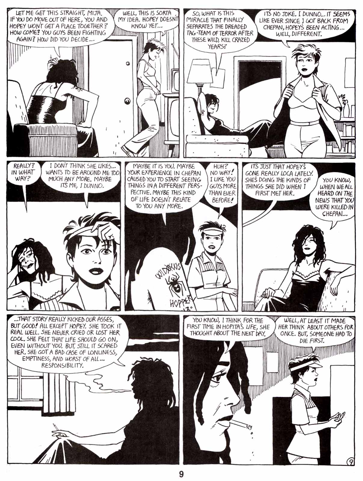 Read online Love and Rockets (1982) comic -  Issue #13 - 11