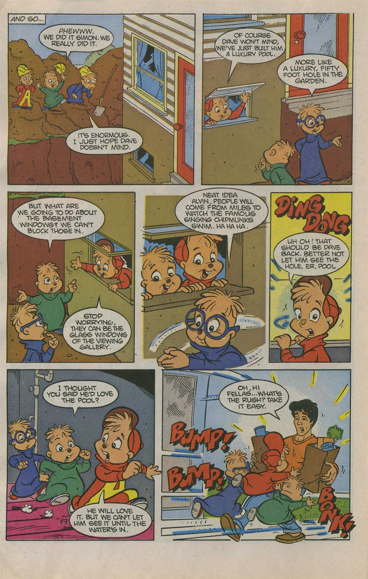 Alvin and the chipmunks dave porn comics