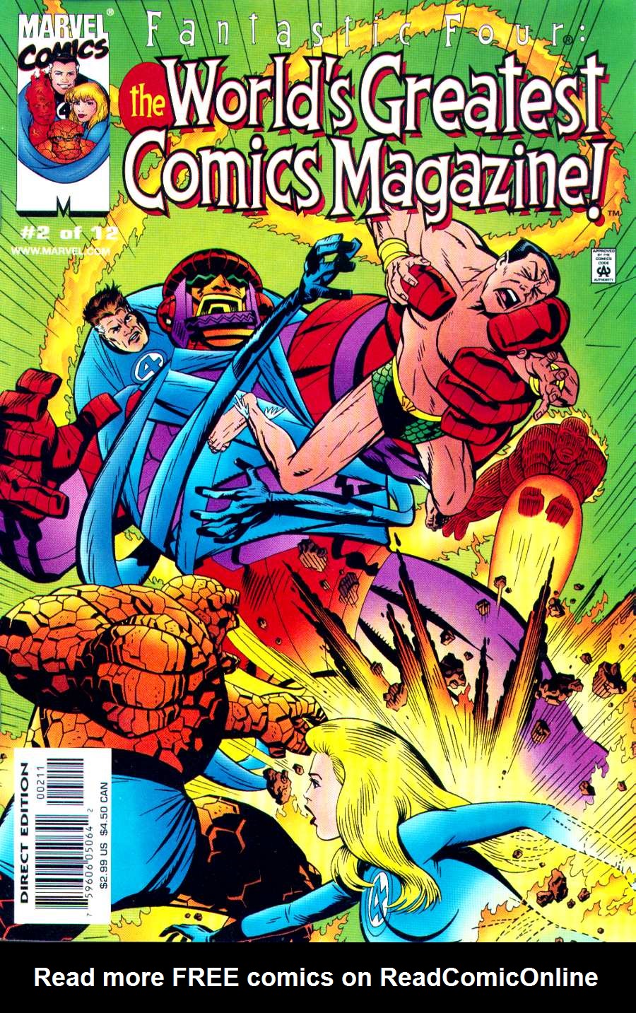 Read online Fantastic Four: World's Greatest Comics Magazine comic -  Issue #2 - 1