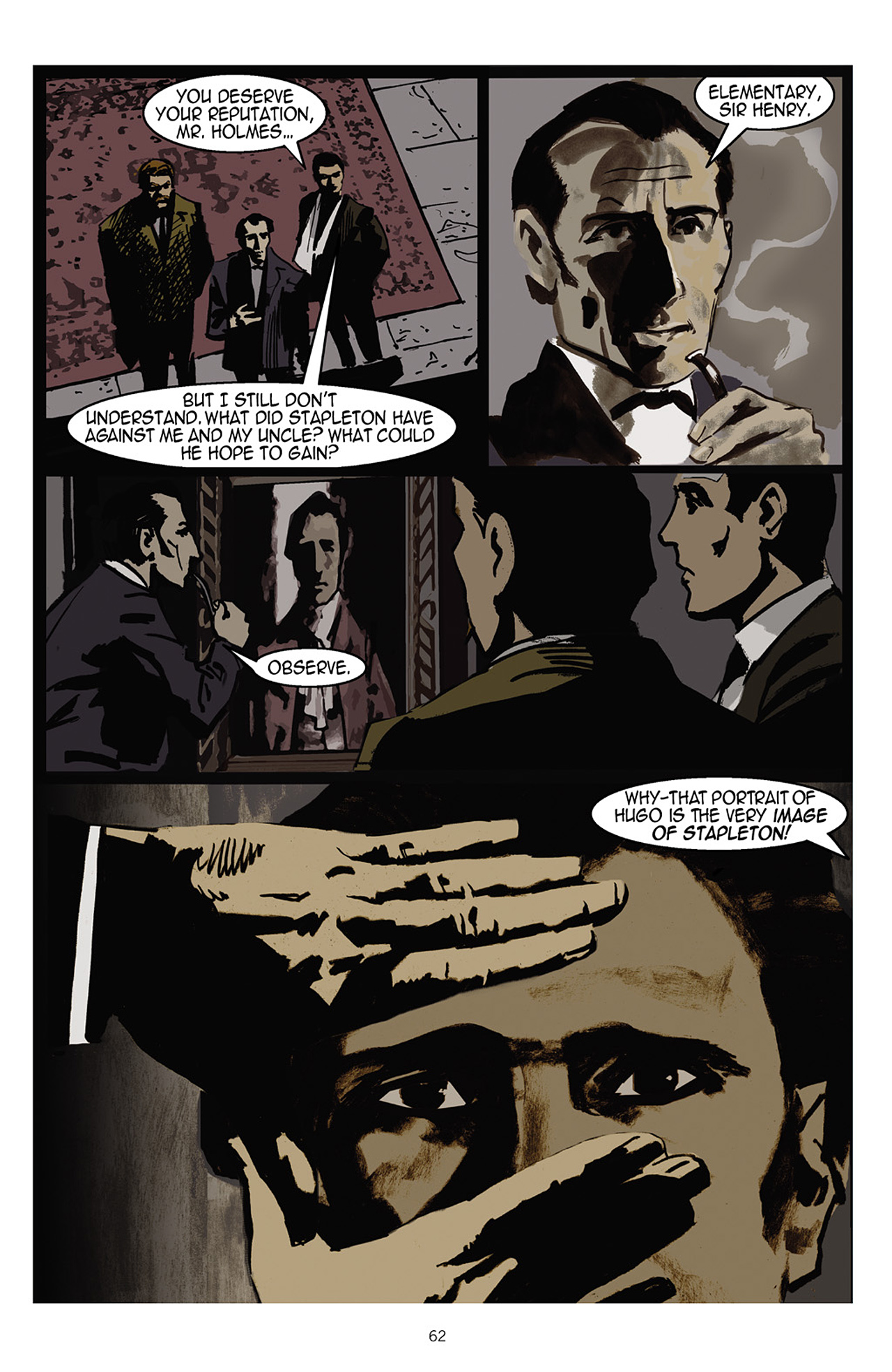 Read online The Hound of the Baskervilles comic -  Issue # TPB - 63