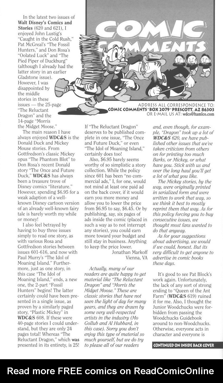 Read online Walt Disney's Comics and Stories comic -  Issue #624 - 2