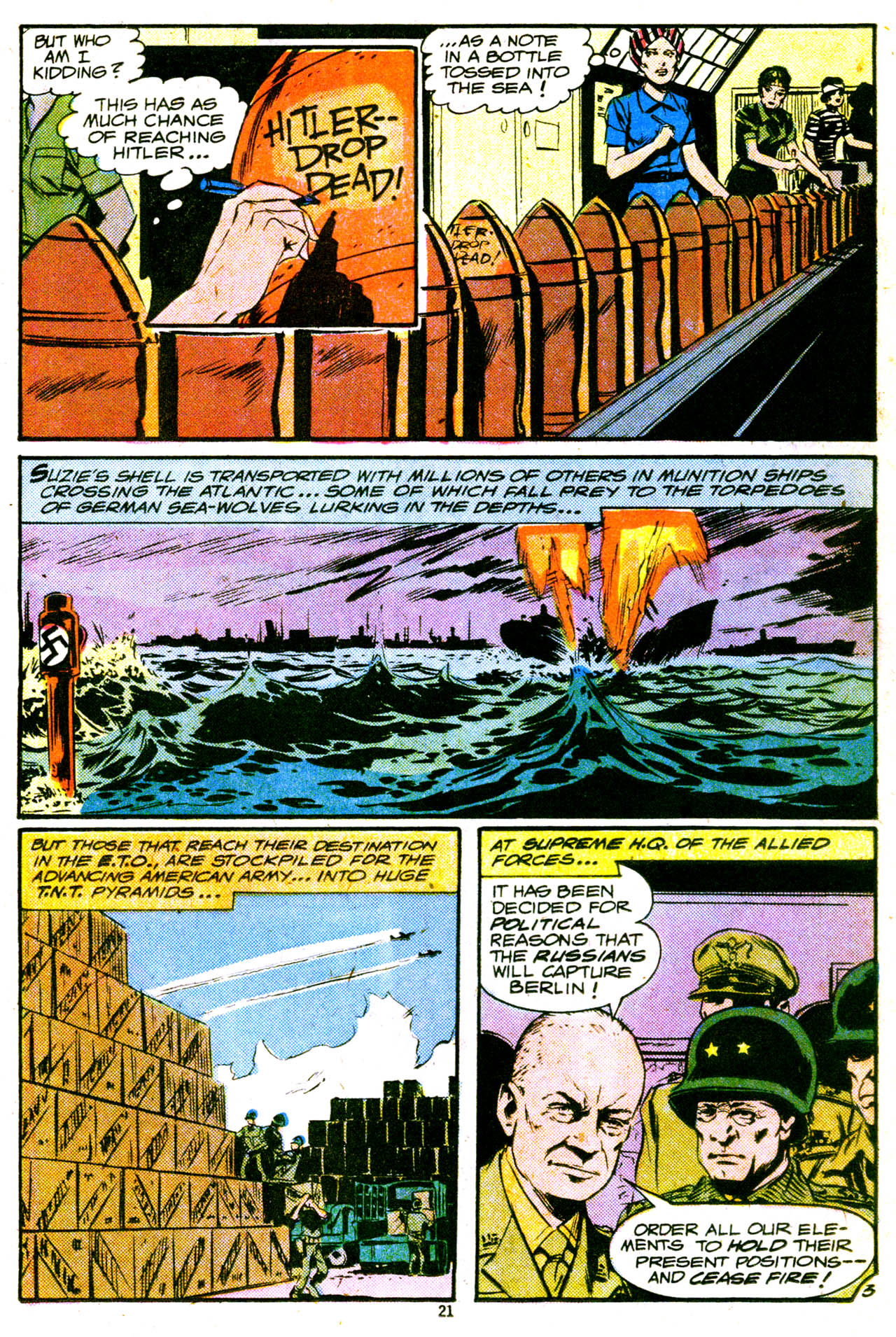 Read online G.I. Combat (1952) comic -  Issue #216 - 21