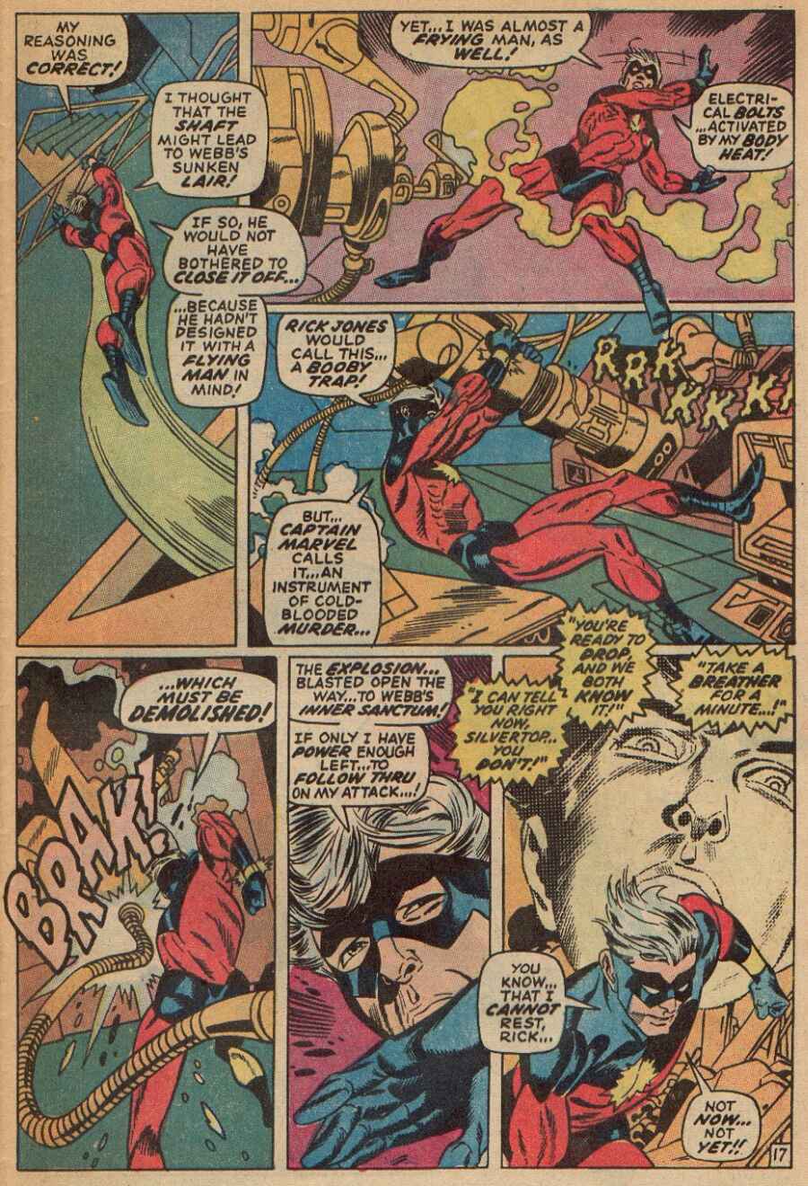 Read online Captain Marvel (1968) comic -  Issue #19 - 20