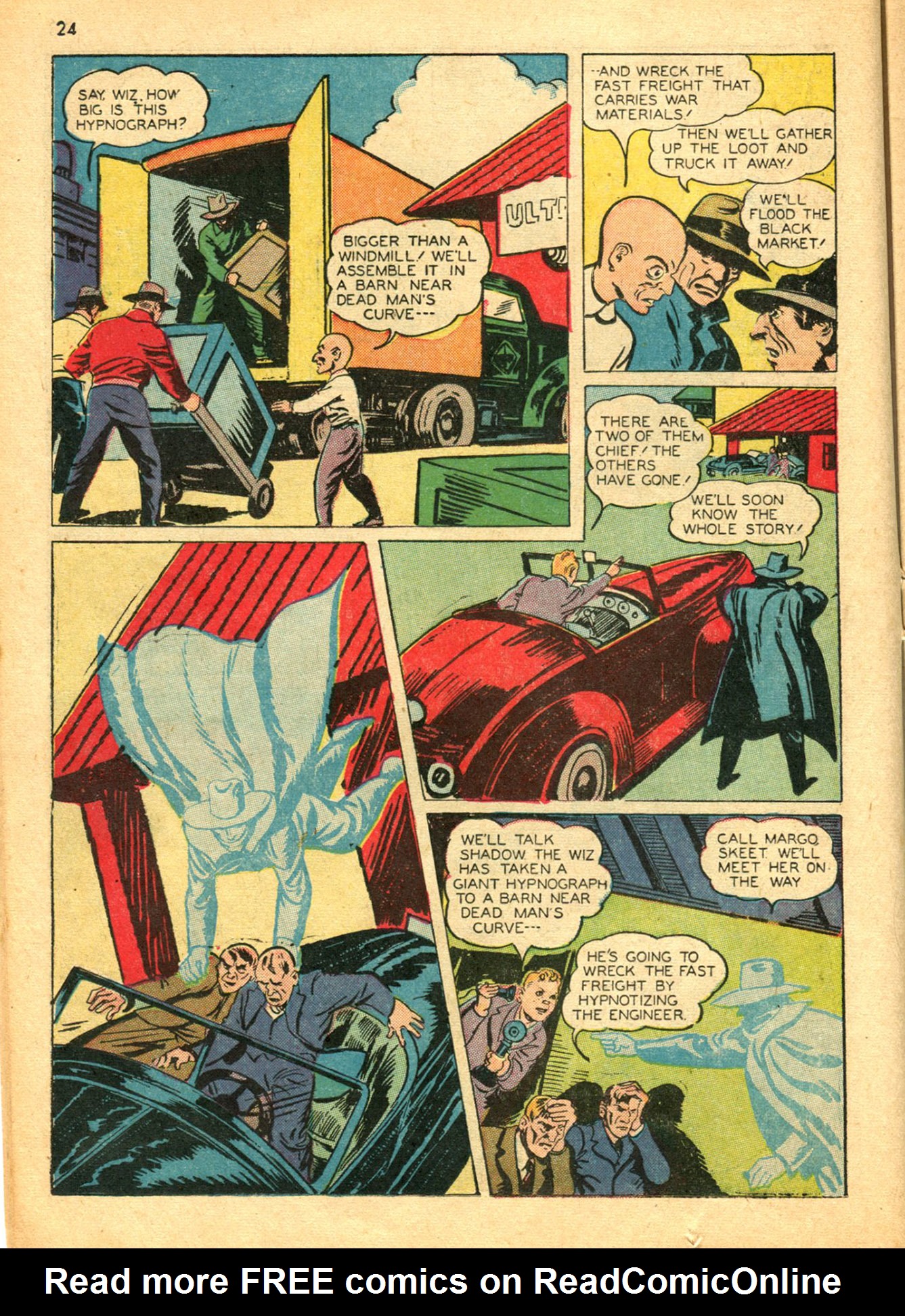 Read online Shadow Comics comic -  Issue #30 - 24