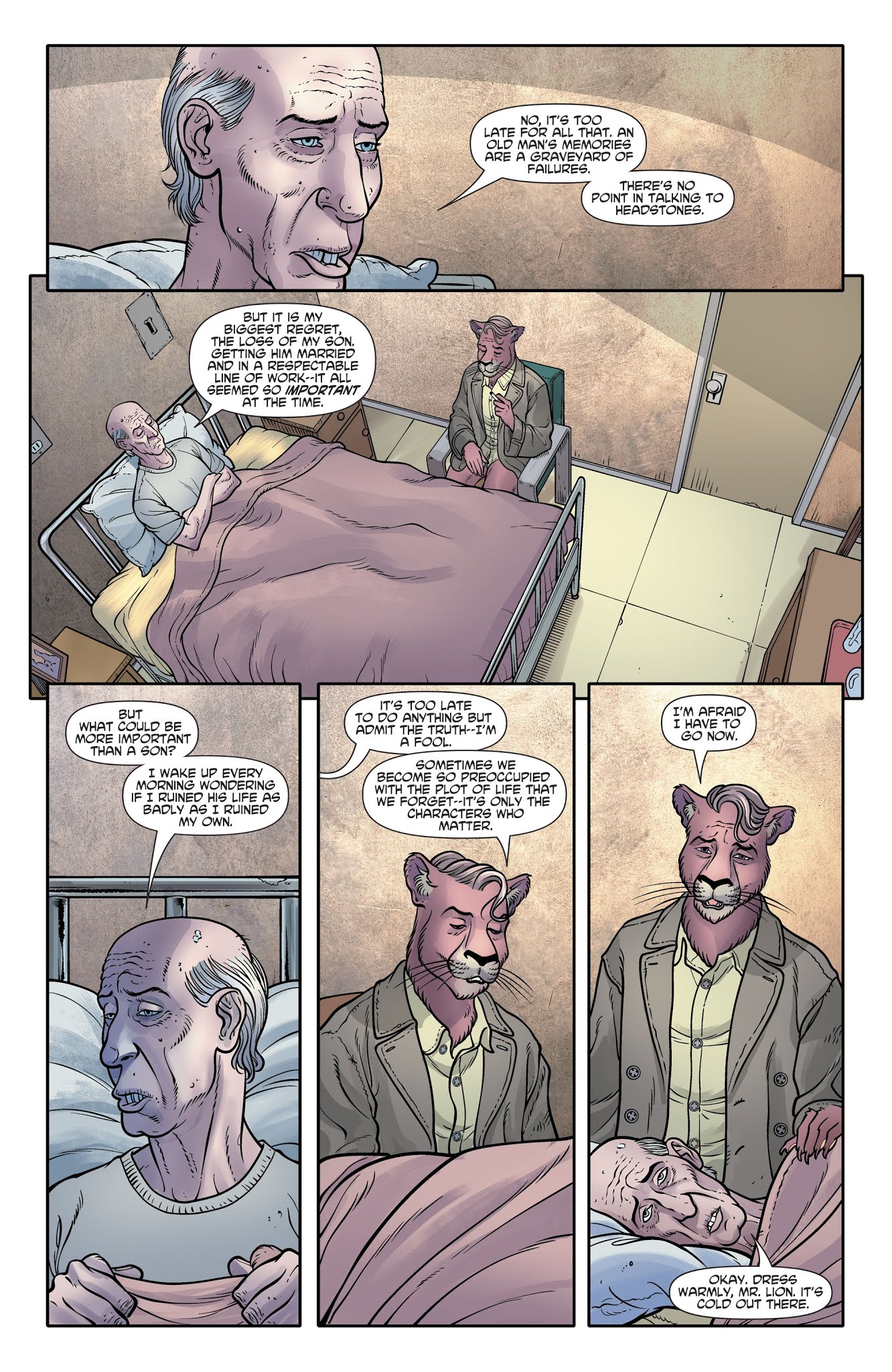 Read online Exit Stage Left: The Snagglepuss Chronicles comic -  Issue #6 - 7