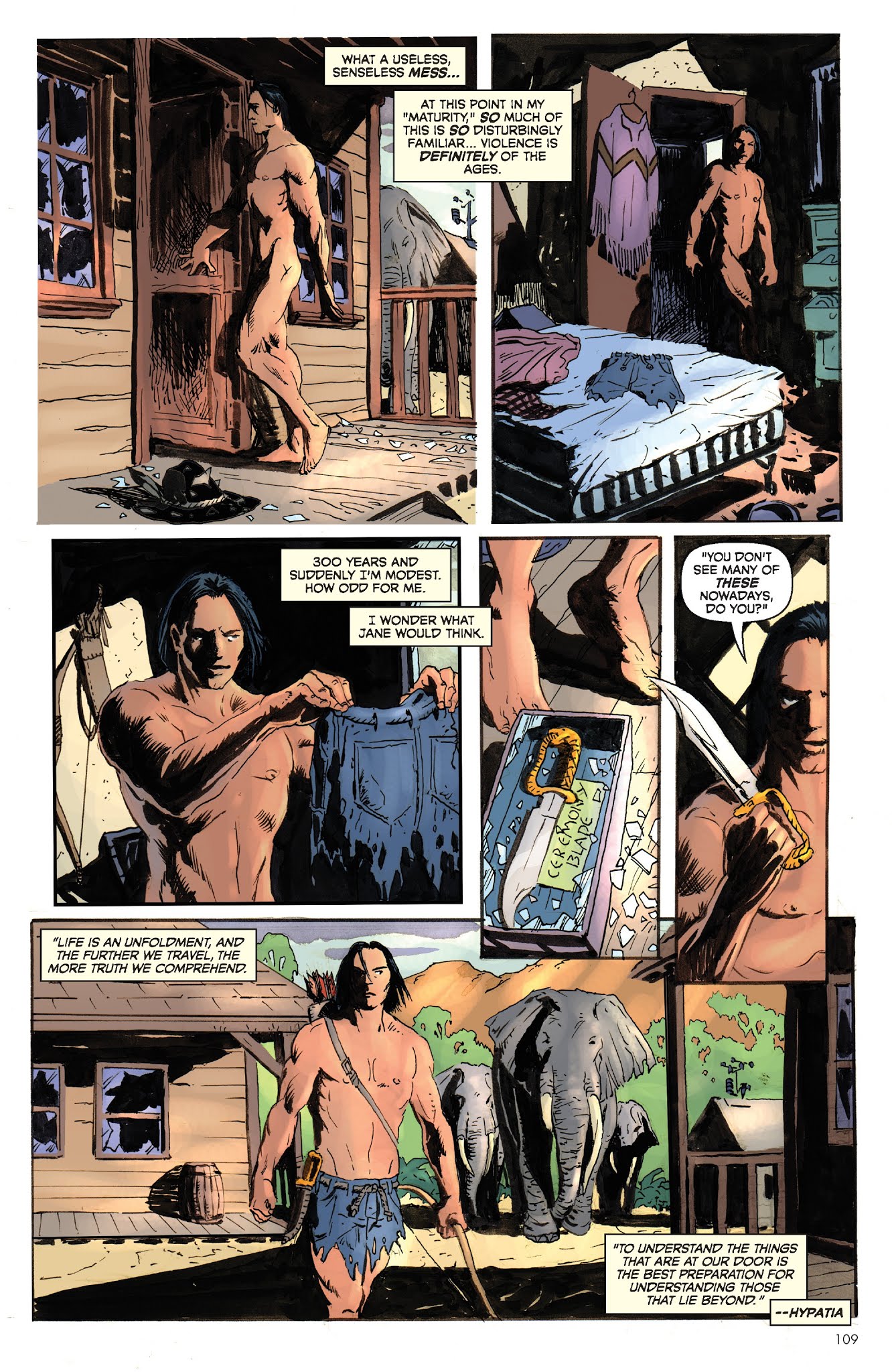 Read online The Once and Future Tarzan comic -  Issue # TPB - 110