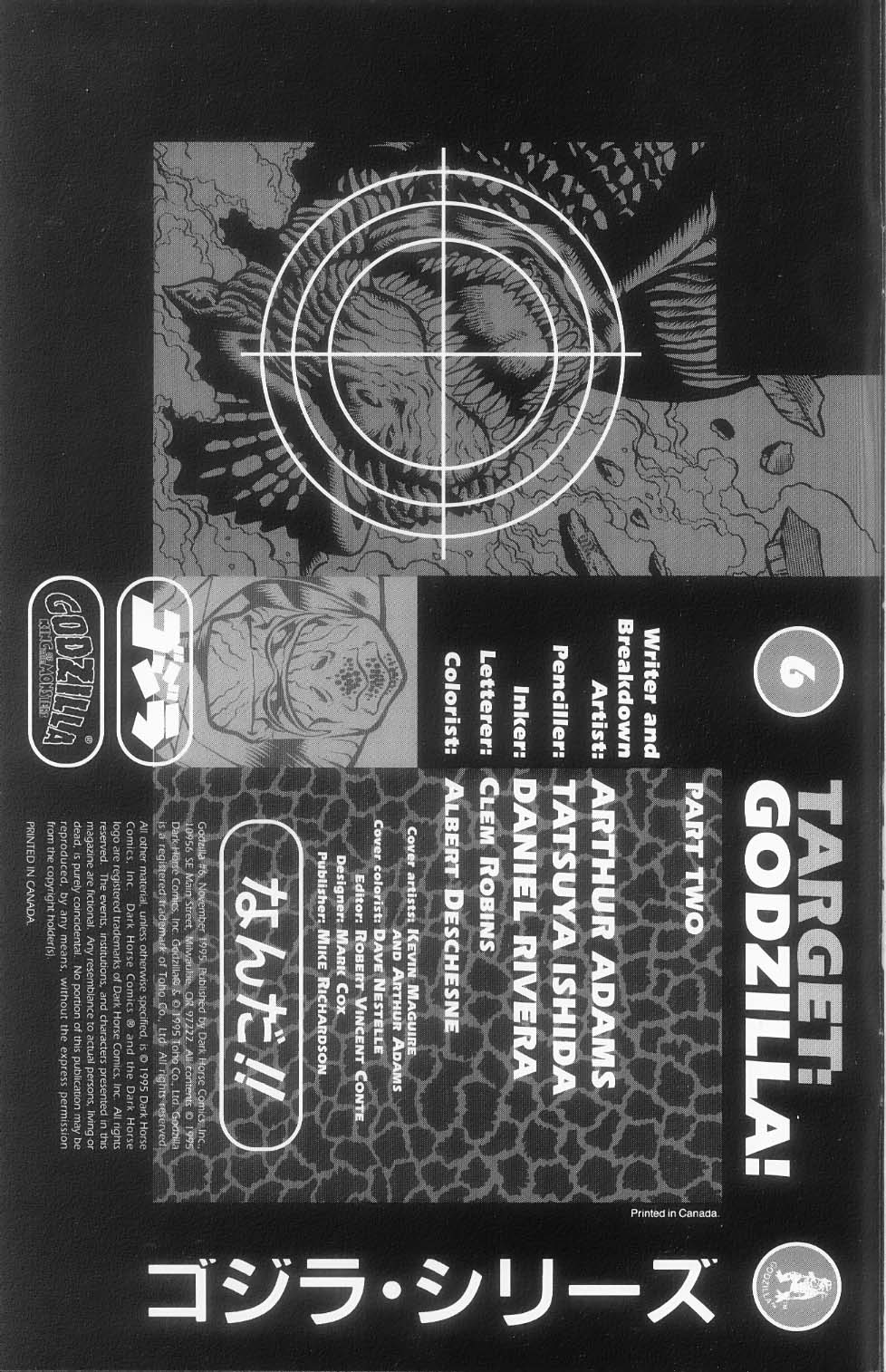 Read online Godzilla (1995) comic -  Issue #6 - 3