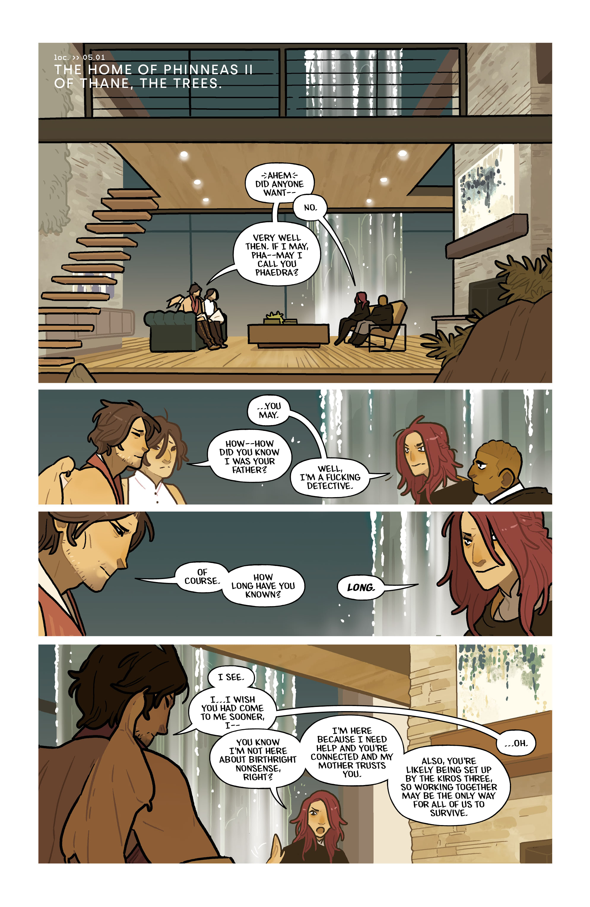 Read online Black Cloak comic -  Issue #5 - 3