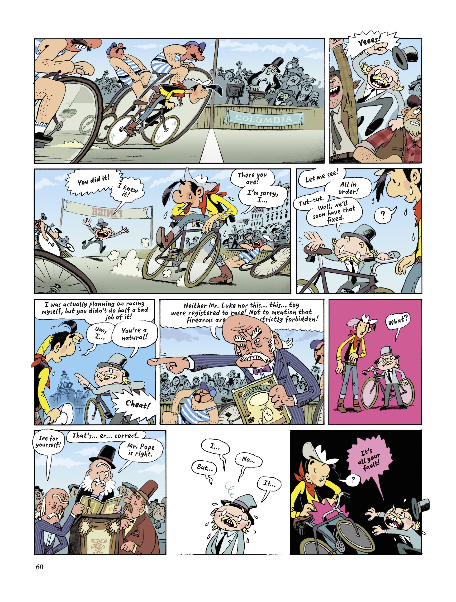 Read online Lucky Luke Saddles Up comic -  Issue # TPB - 60