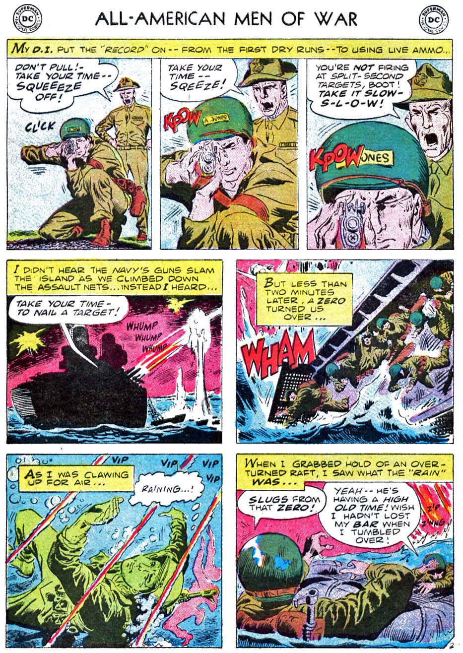 Read online All-American Men of War comic -  Issue #55 - 4