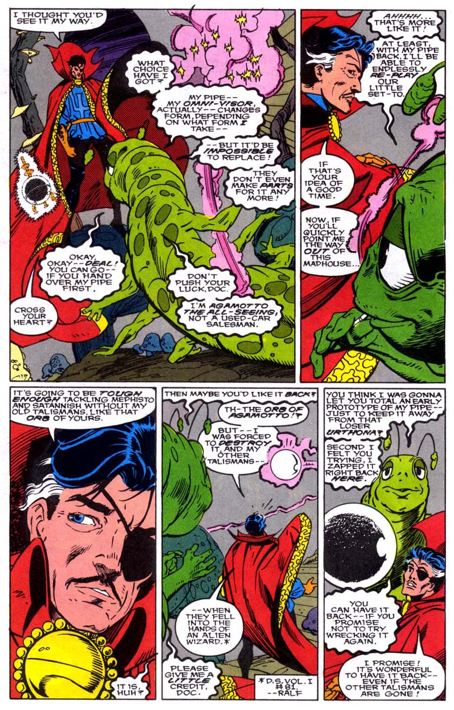 Read online Doctor Strange: Sorcerer Supreme comic -  Issue #7 - 21