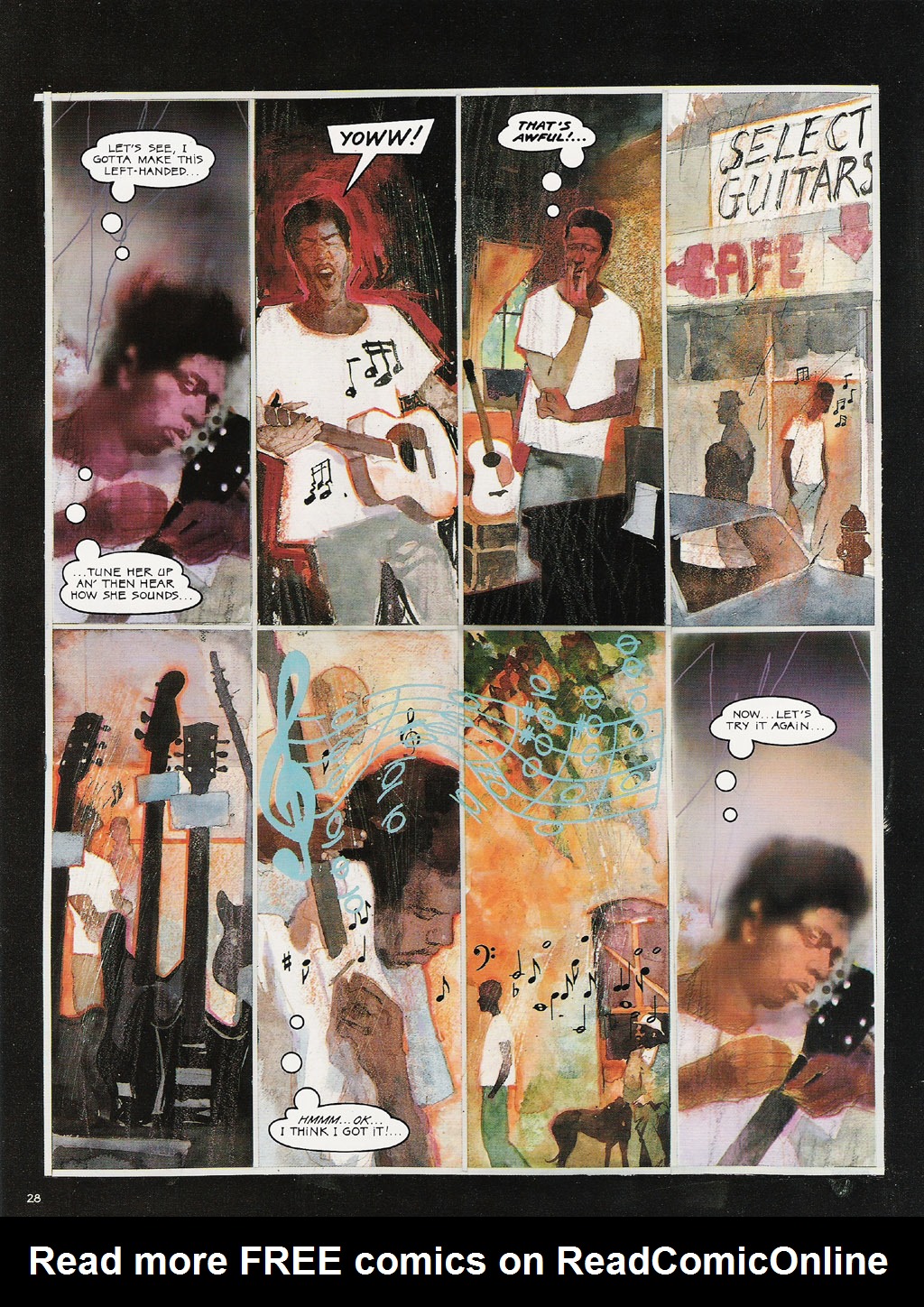 Read online Voodoo Child - The Illustrated Legend of Jimi Hendrix comic -  Issue # TPB - 31