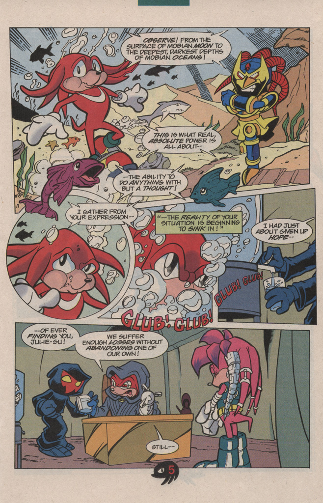 Read online Knuckles the Echidna comic -  Issue #8 - 11