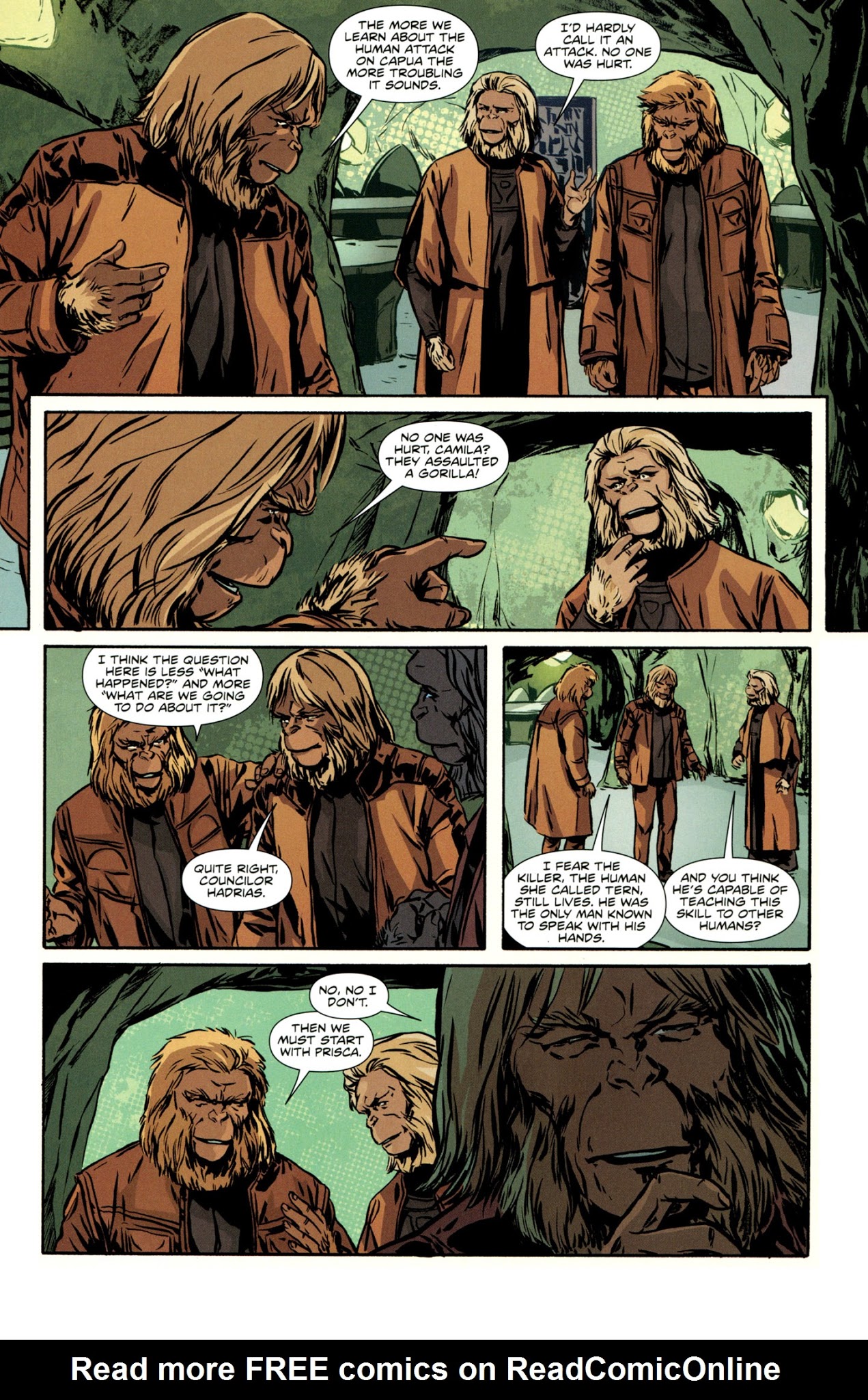 Read online Exile on the Planet of the Apes comic -  Issue #1 - 10