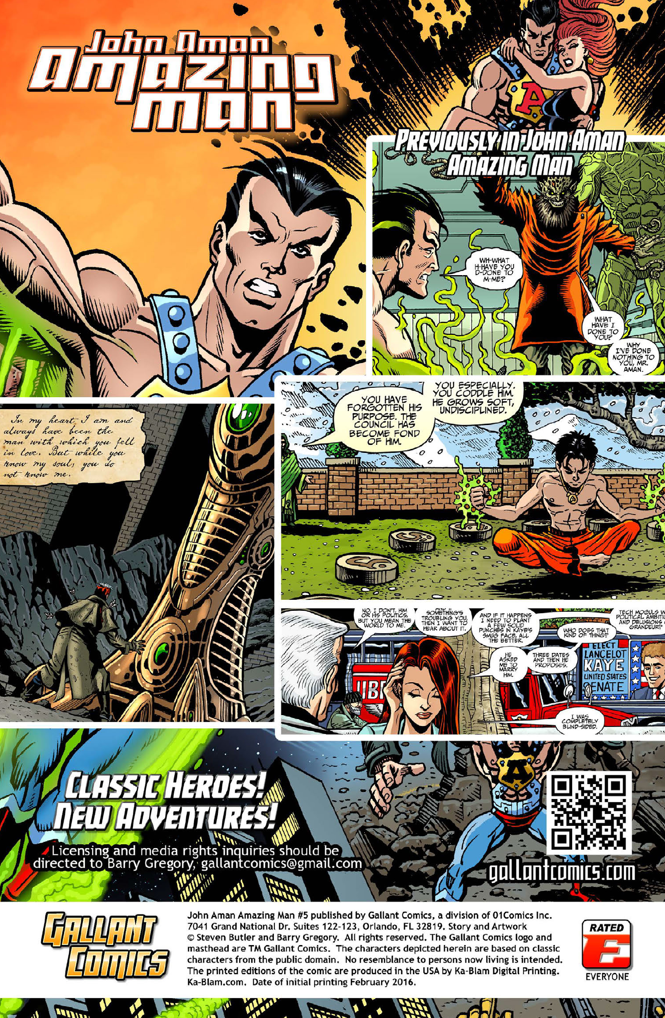Read online John Aman Amazing Man comic -  Issue #5 - 2
