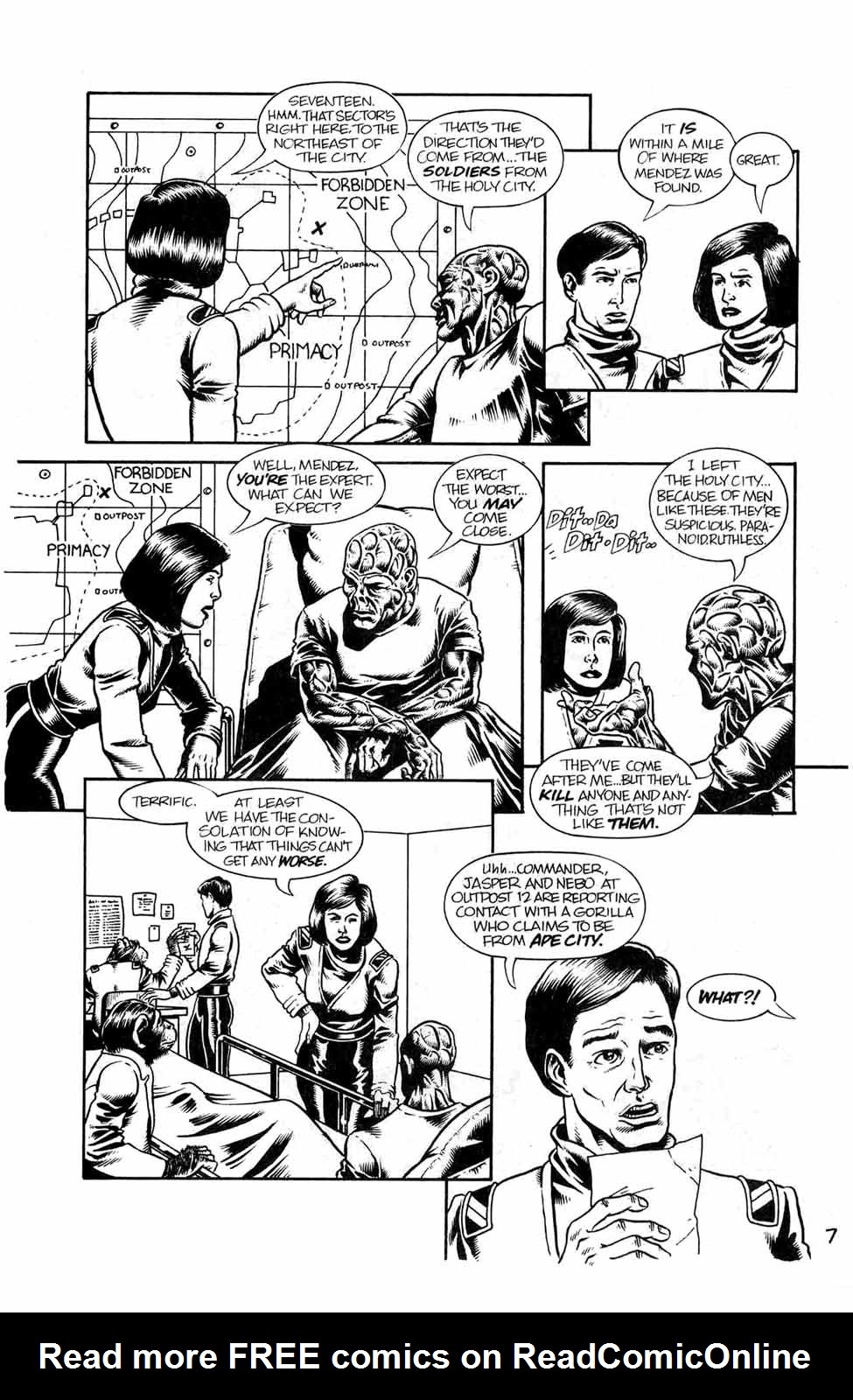 Read online Planet of the Apes: The Forbidden Zone comic -  Issue #3 - 9